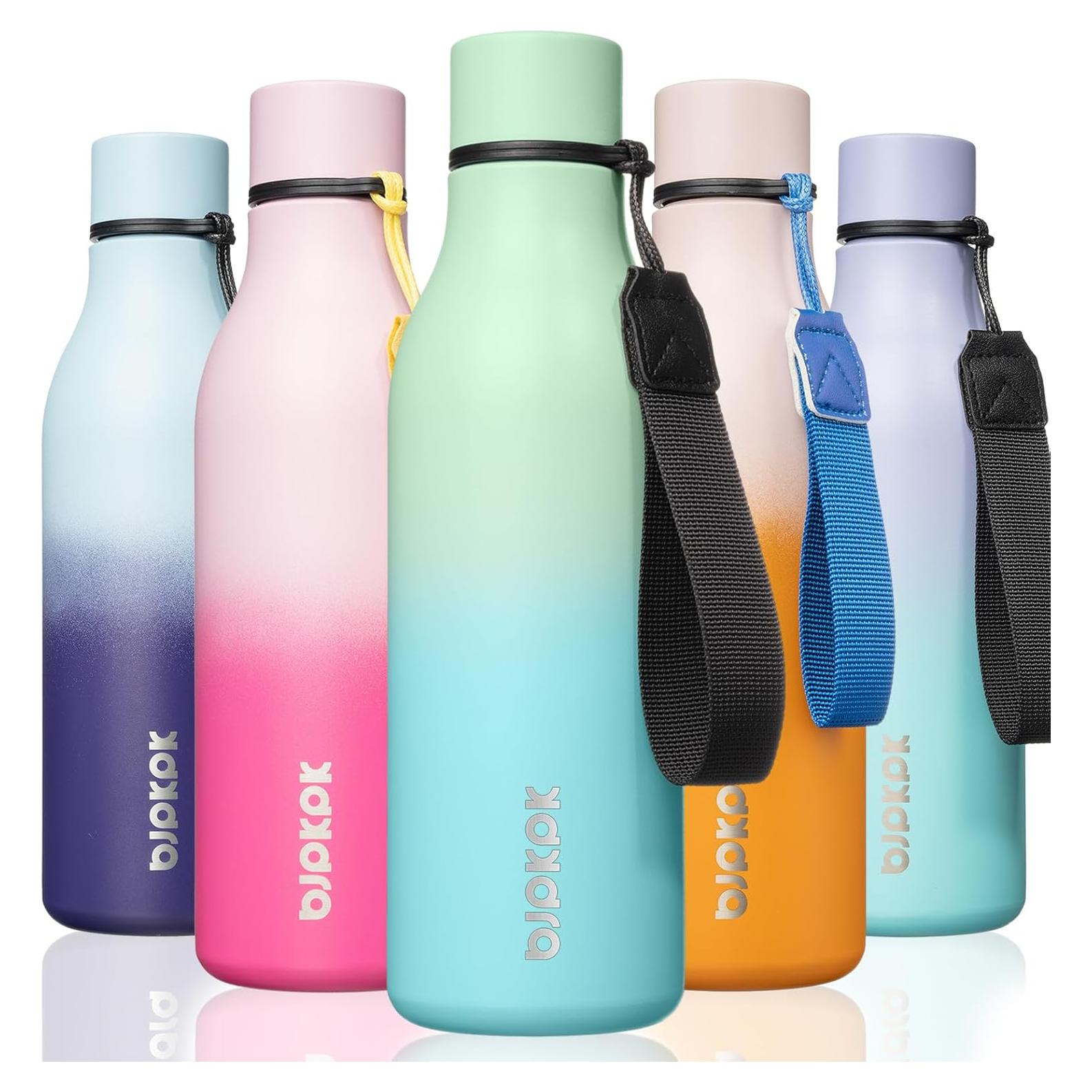 Botella de Agua Aislada BJPKPK 532 ml Acero Inoxidable Menta