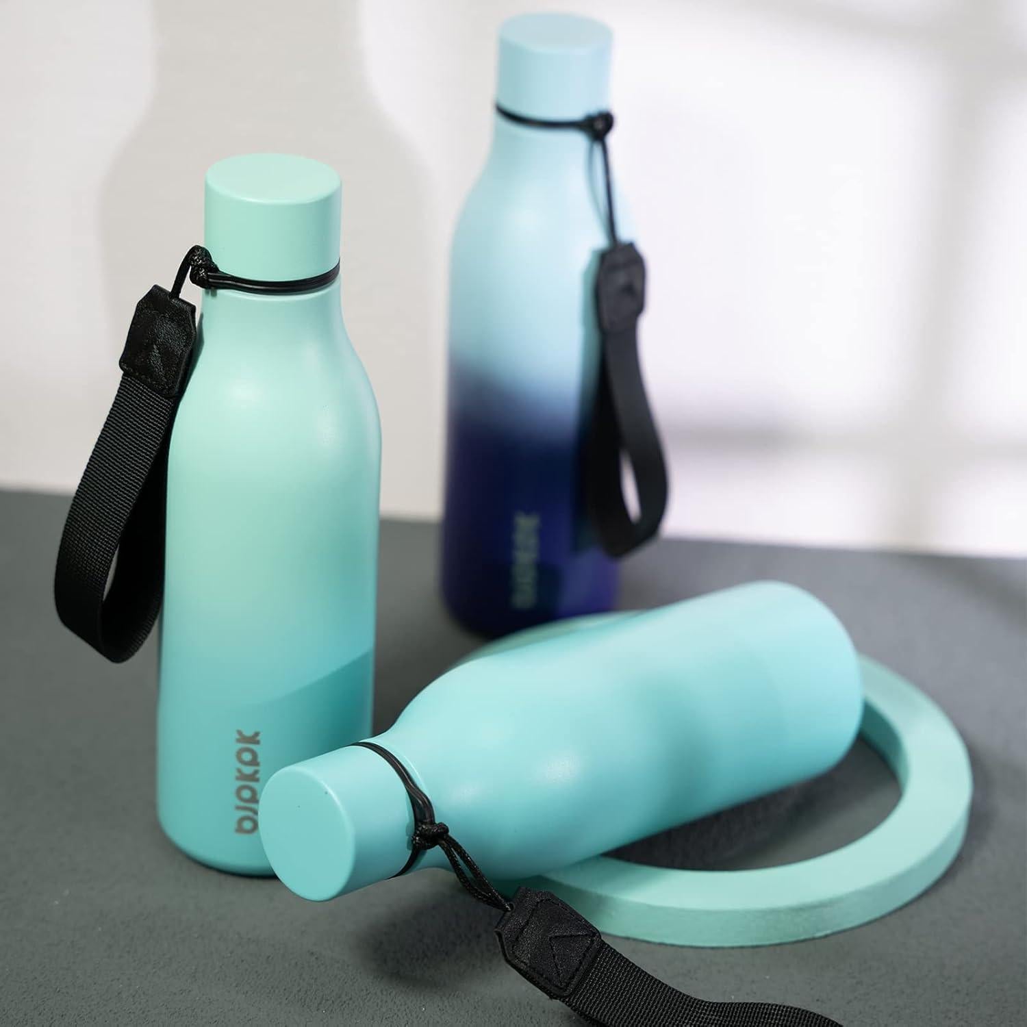 Botella de Agua Aislada BJPKPK 532 ml Acero Inoxidable Menta