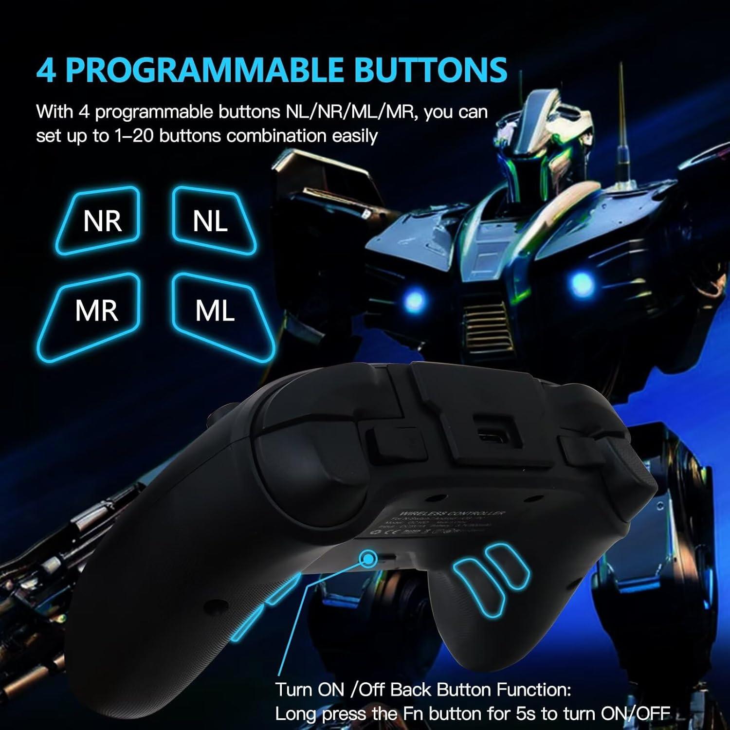 Controlador Inalámbrico GRABOTE con Joystick y Giroscopio