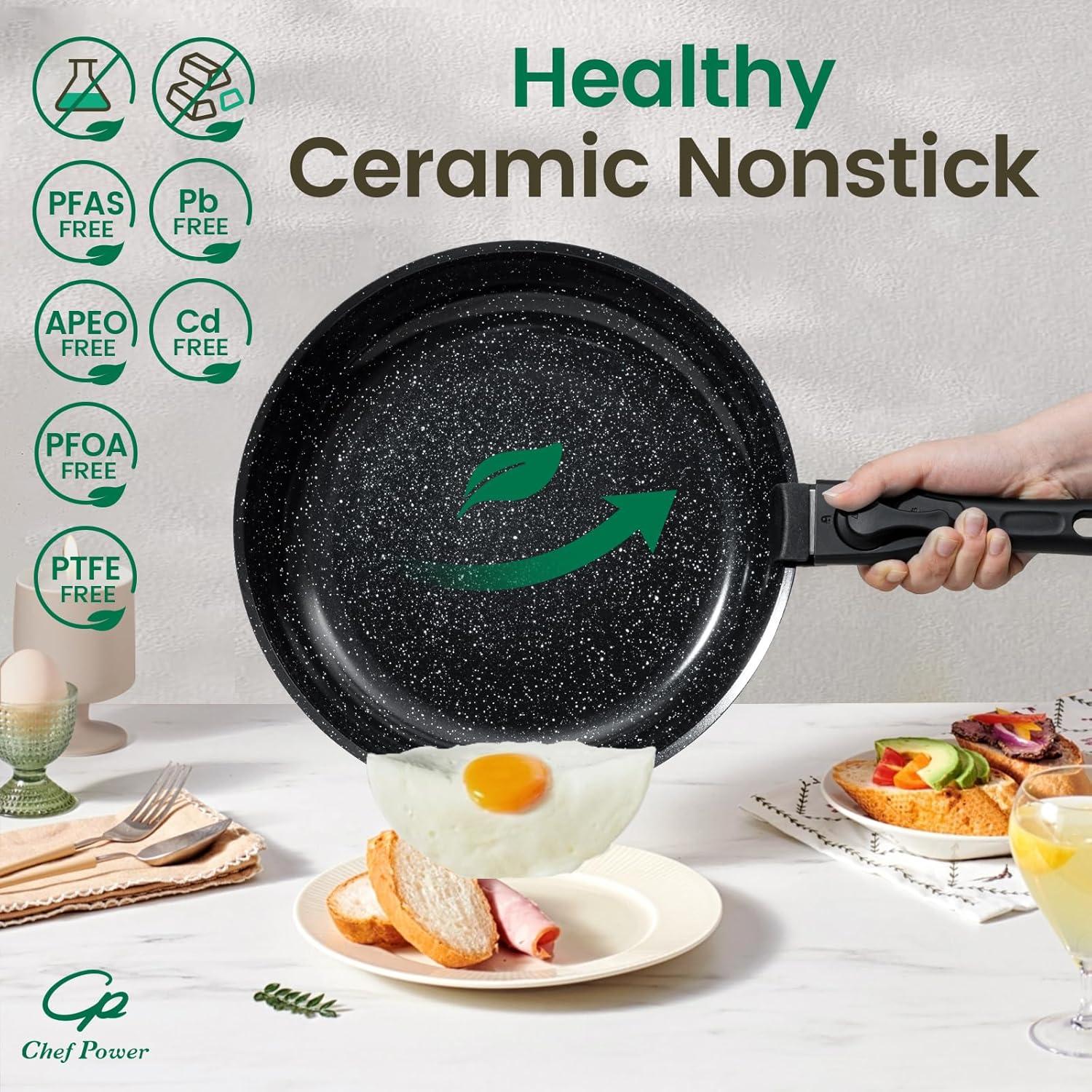 Juego de Utensilios de Cocina Chef Power 19 Piezas Cerámico