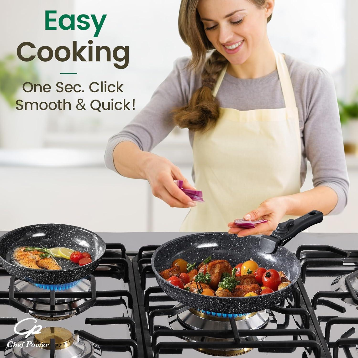 Juego de Utensilios de Cocina Chef Power 19 Piezas Cerámico