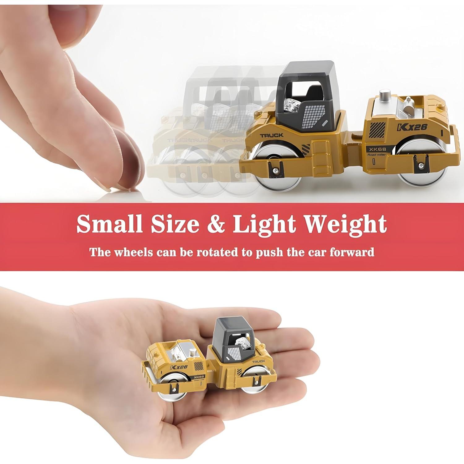 Set de Vehículos de Construcción BenRich 6 Piezas Escala 1:64