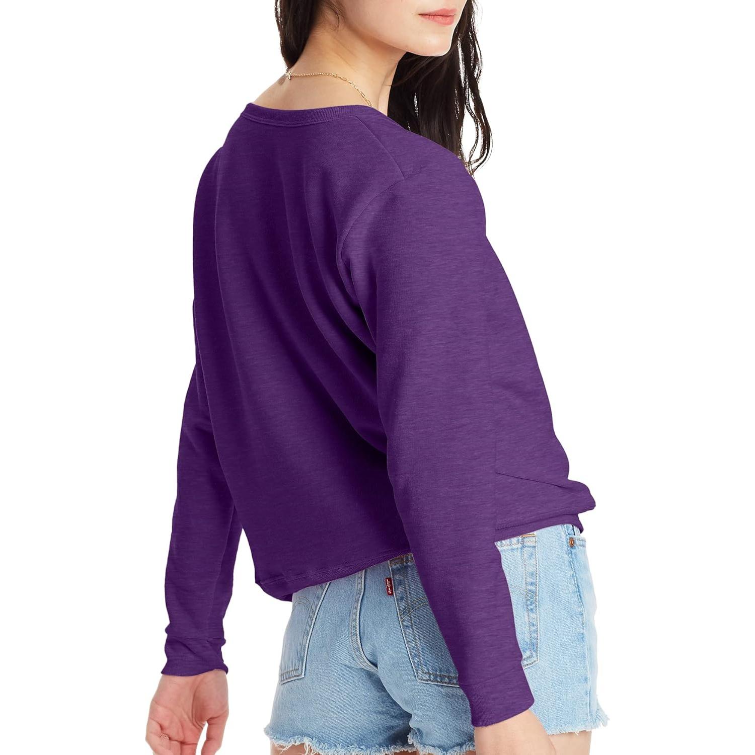 Sudadera Hanes EcoSmart Mujer X-Large Violet Splendor