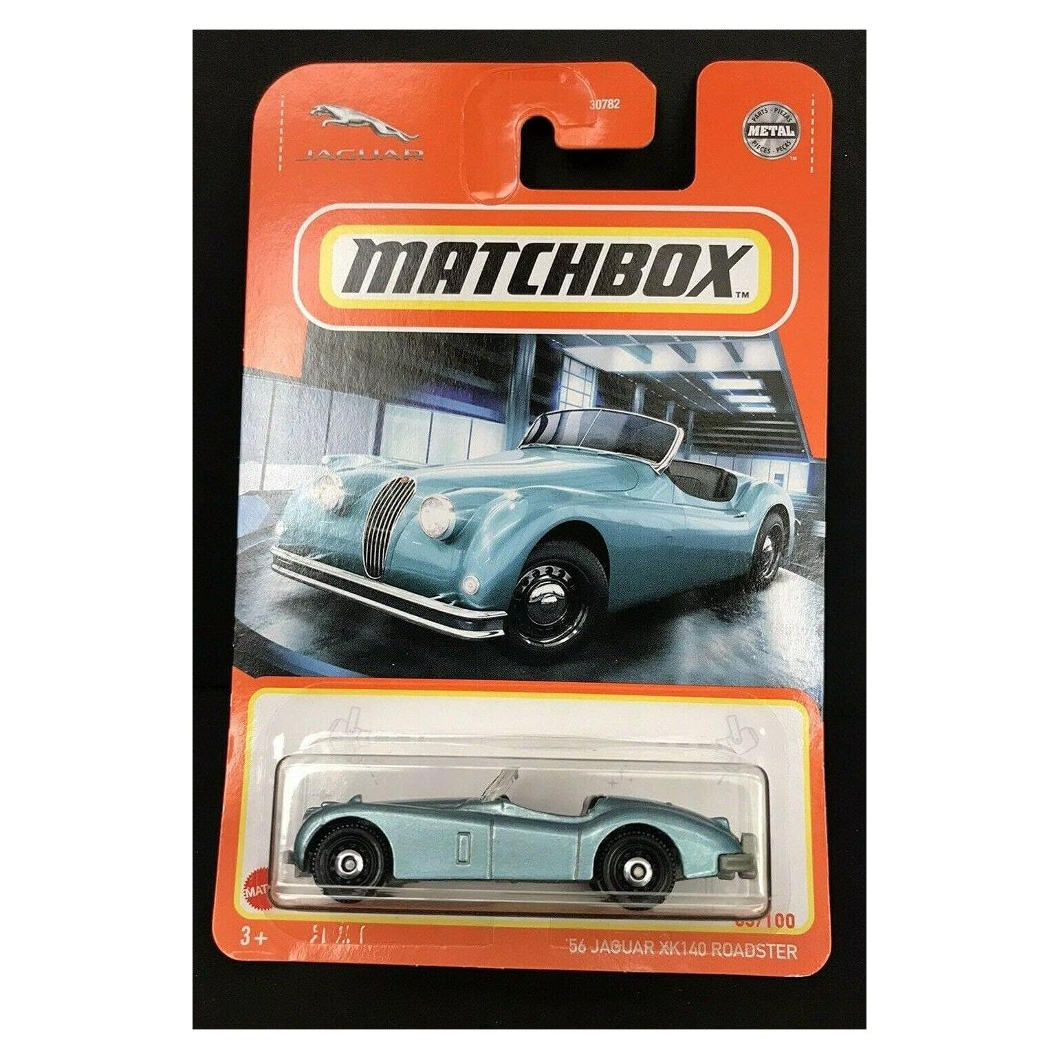 Matchbox 2018 Jaguar XK140 Roadster Azul 130g