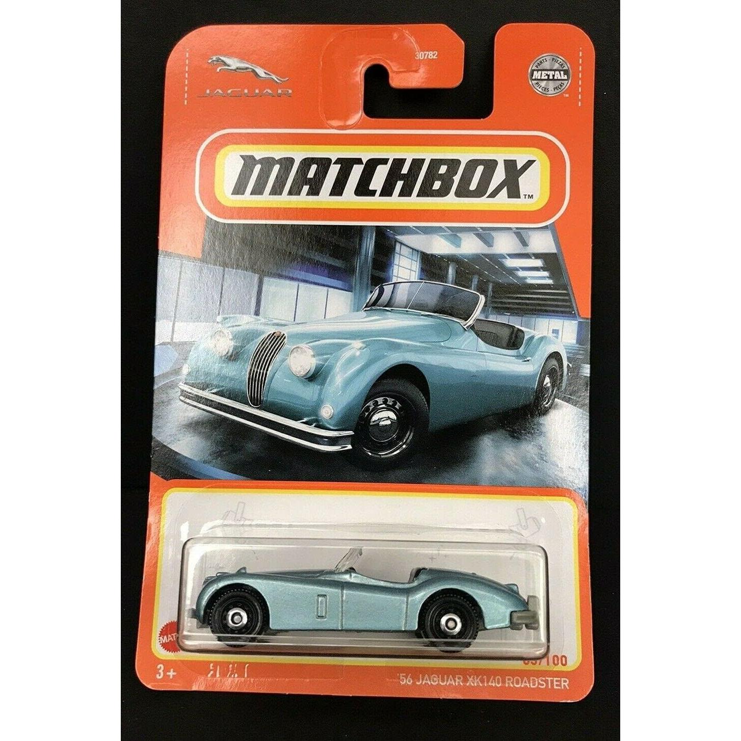 Matchbox 2018 Jaguar XK140 Roadster Azul 130g