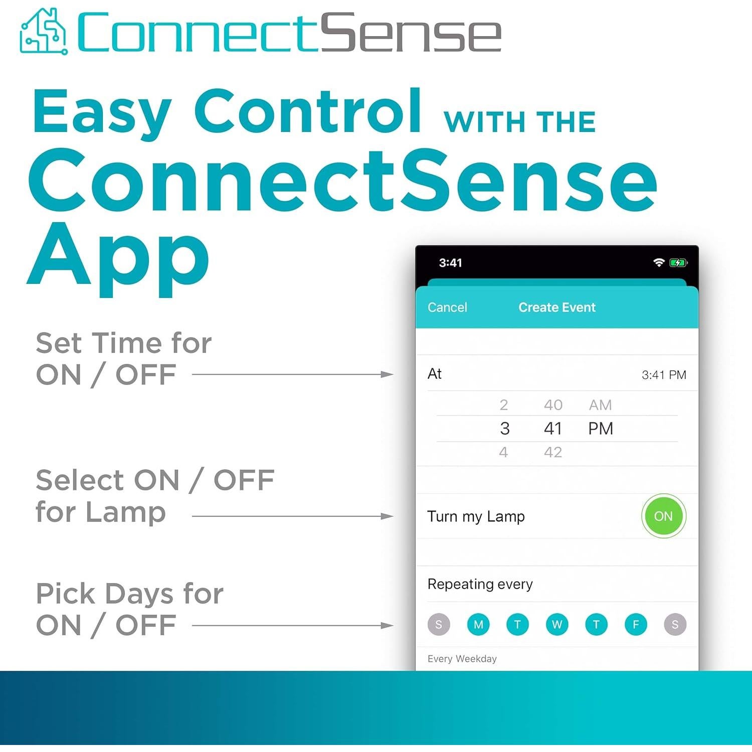Enchufe Inteligente EZ ConnectSense Control Remoto 10A