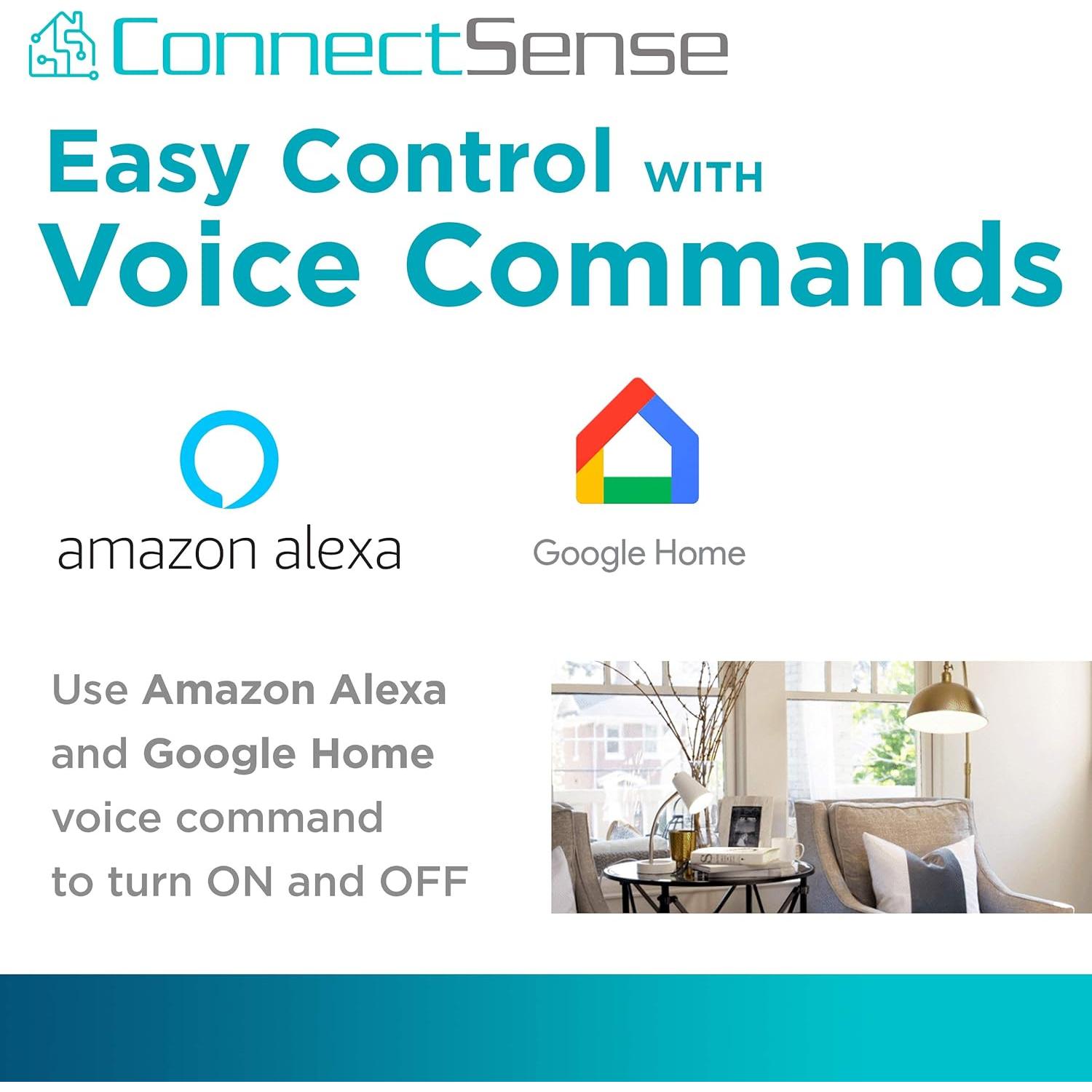 Enchufe Inteligente EZ ConnectSense Control Remoto 10A