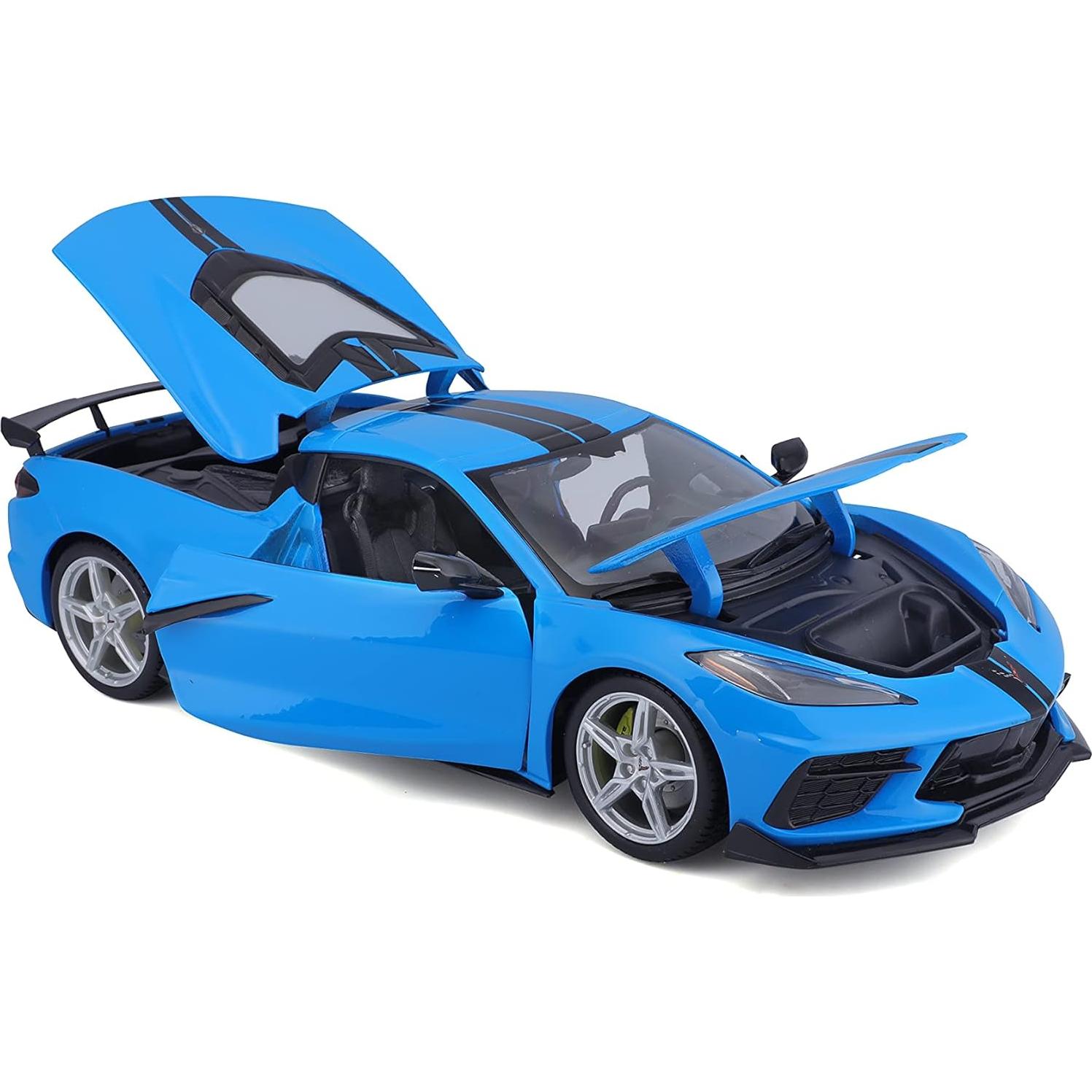 Maisto 1:18 Chevrolet Corvette Stingray Z51 Azul Detallado