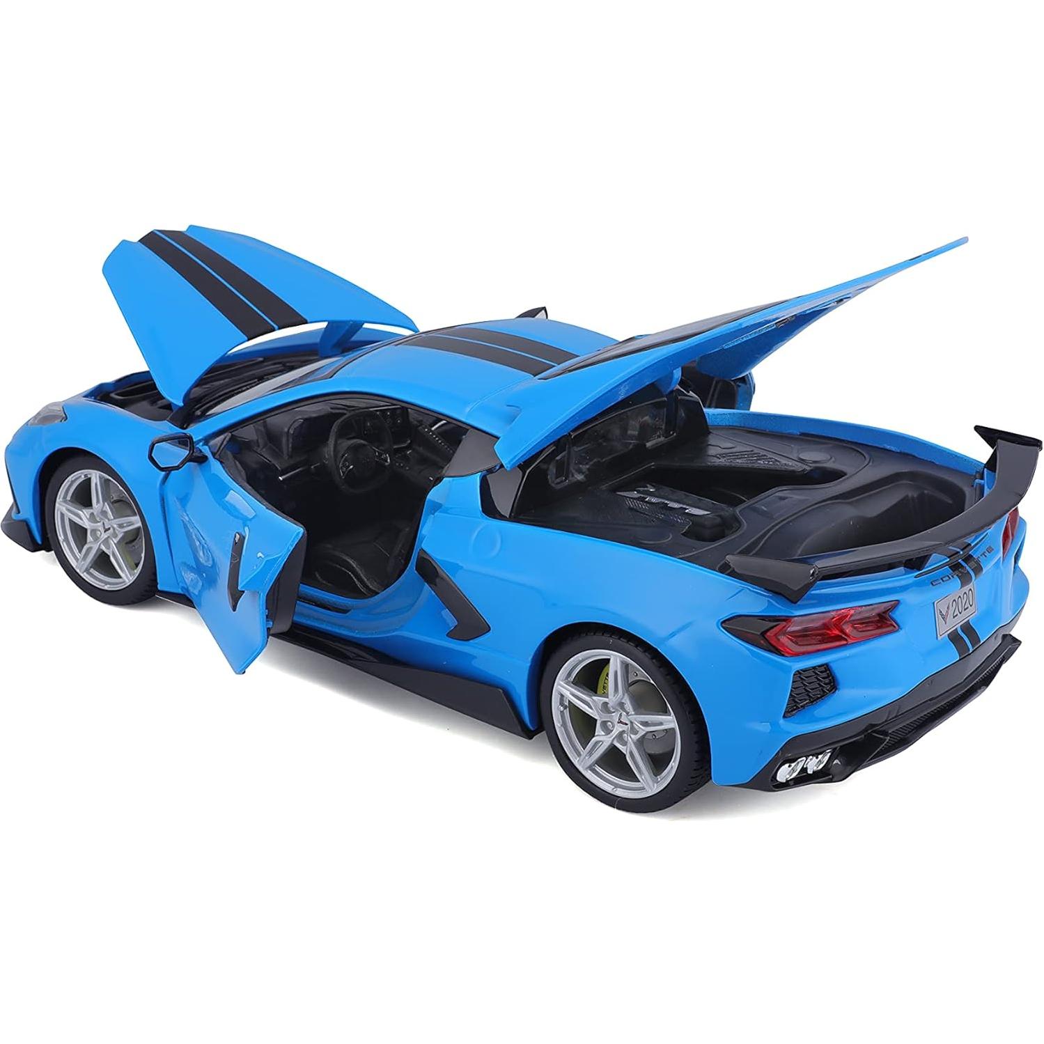 Maisto 1:18 Chevrolet Corvette Stingray Z51 Azul Detallado