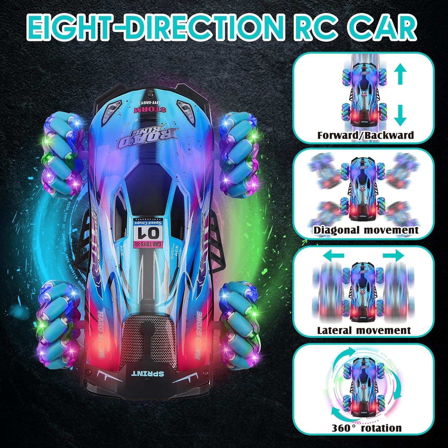 Coche Acrobático RC SPRSHY A8863-175 con Control por Gestos