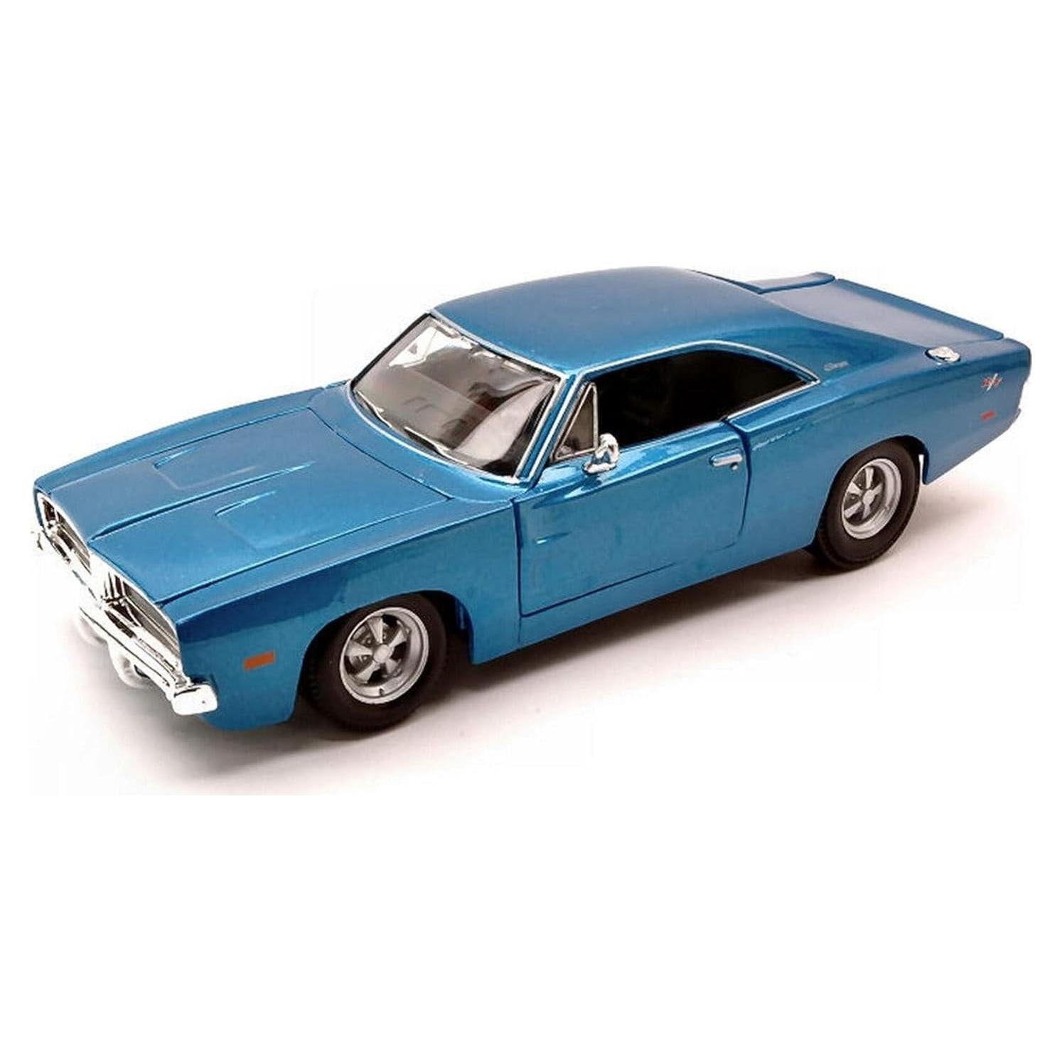 Modelo a Escala Dodge Charger R/T 1969 Azul 1:25 Maisto