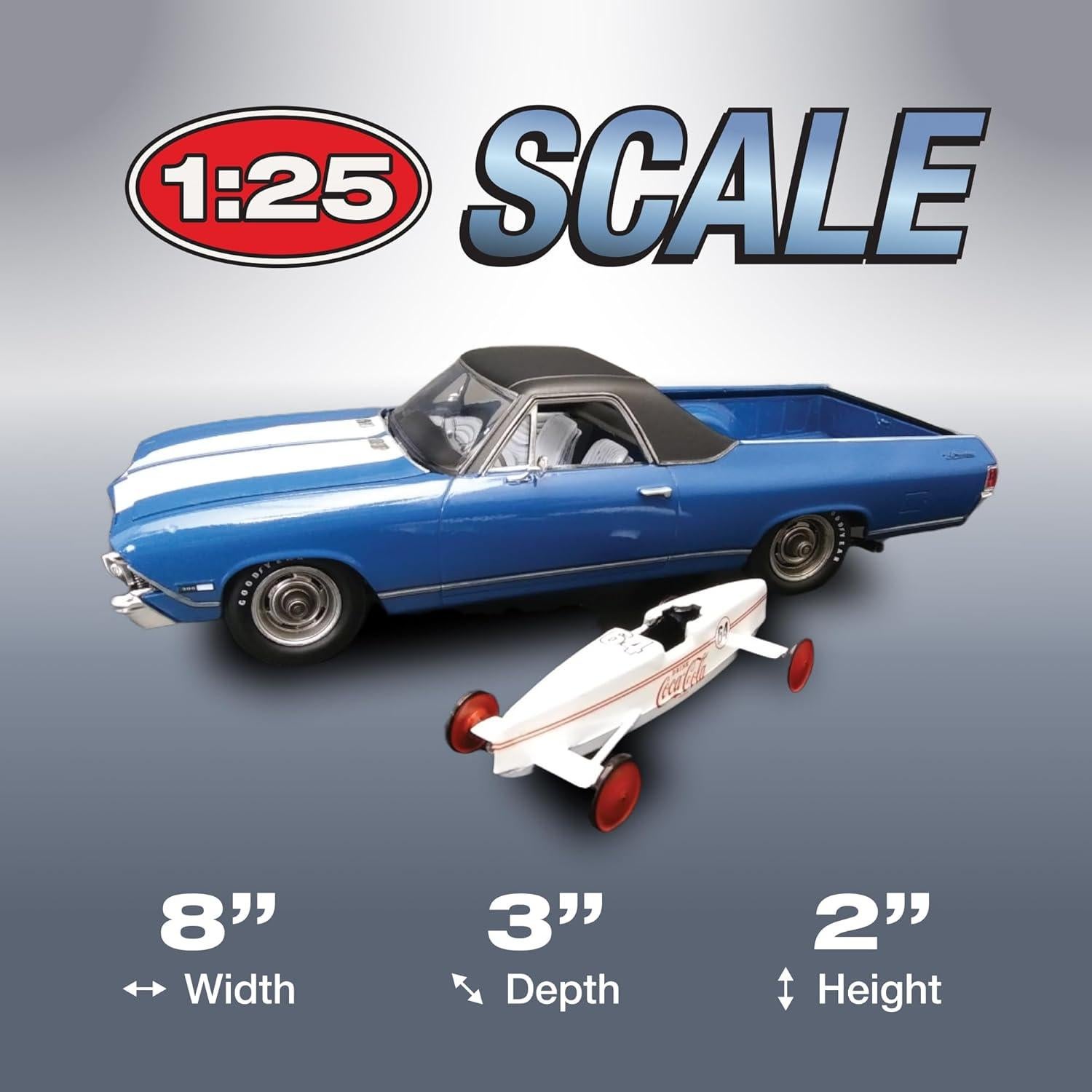 Kit de Modelo AMT 1968 Chevy El Camino SS Coca-Cola 1:25