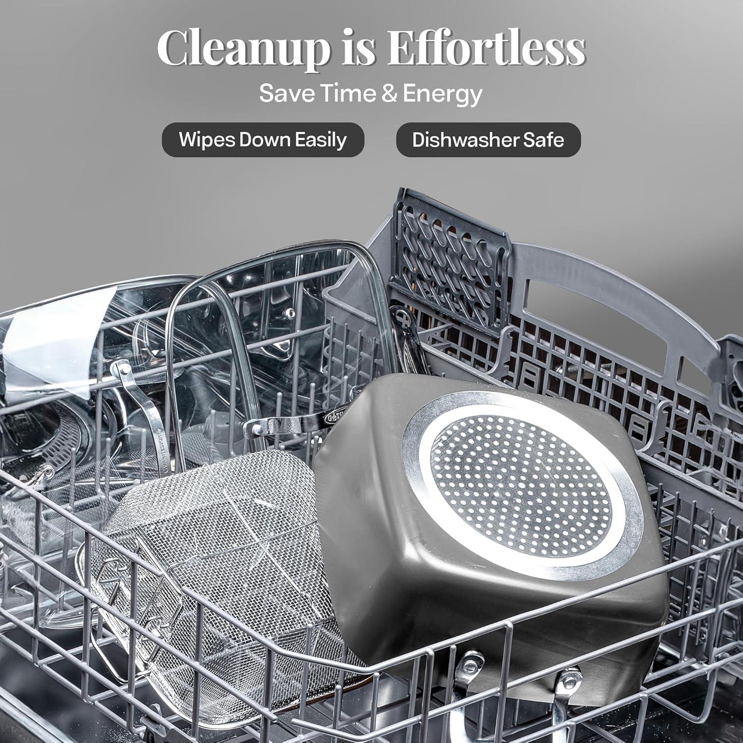 Juego de Ollas y Sartenes Gotham Steel 12 Piezas Cerámica