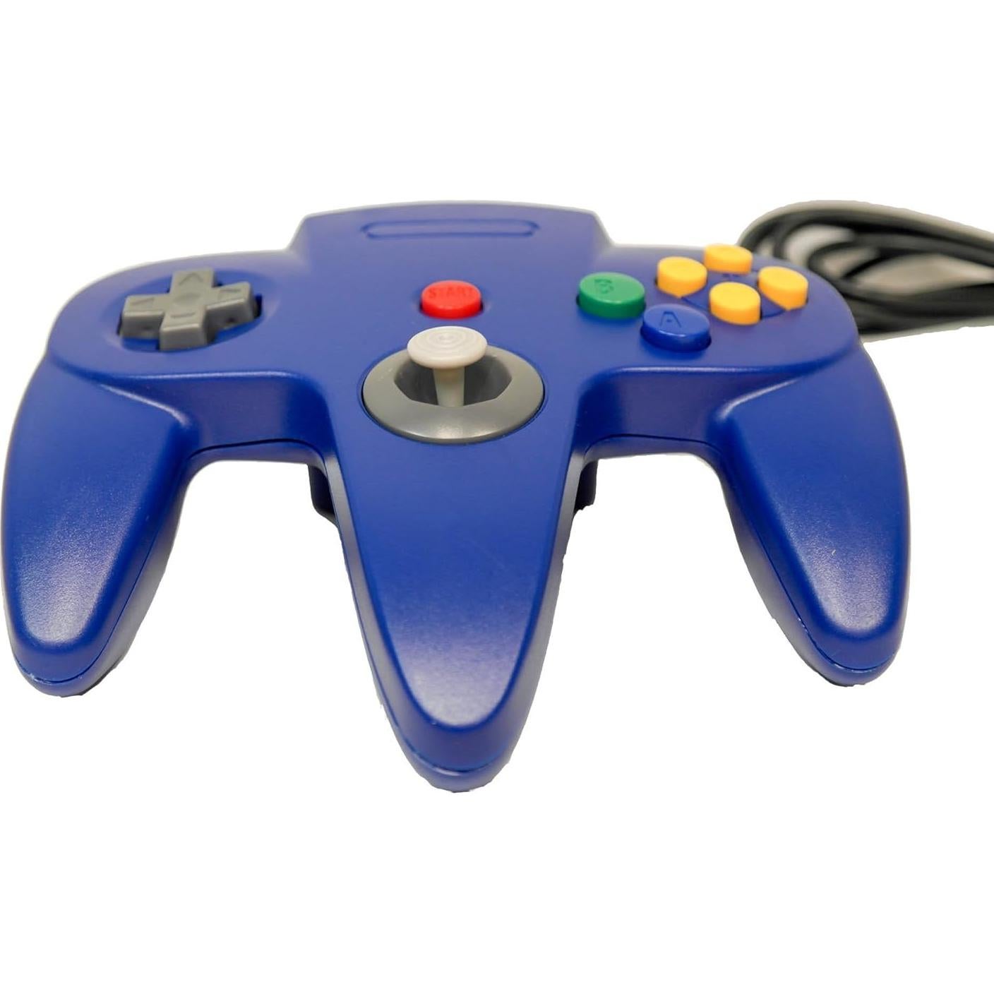 Controlador USB N64 Azul Mars Devices para PC y Mac
