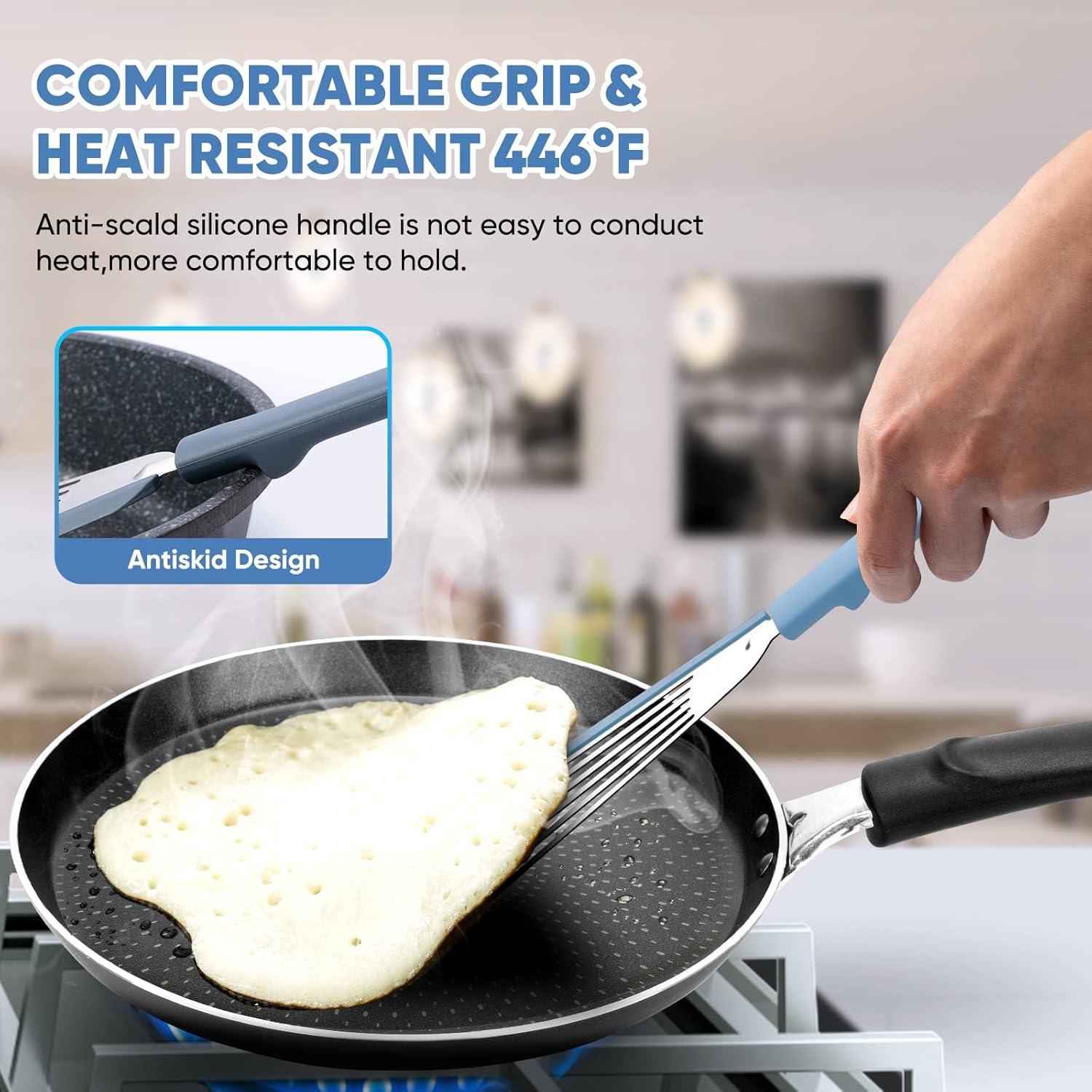 Espátula de Silicona Maywe Tanso 33.3cm Antiadherente Azul