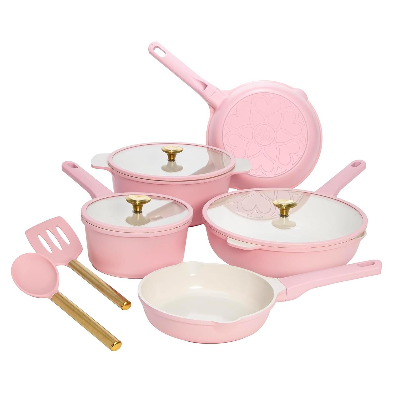 Juego de Utensilios de Cocina Paris Hilton 10 Piezas Rosa