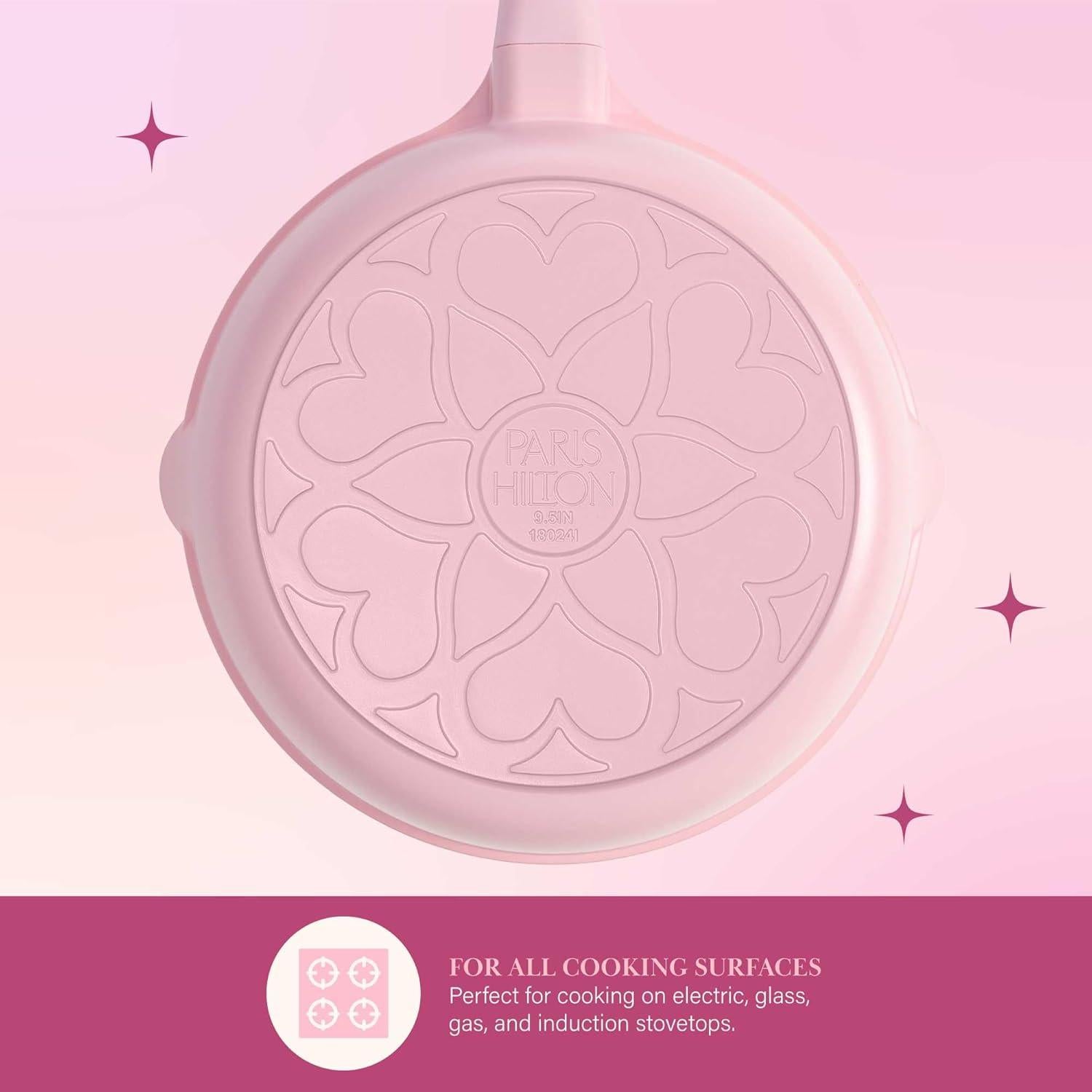 Juego de Utensilios de Cocina Paris Hilton 10 Piezas Rosa