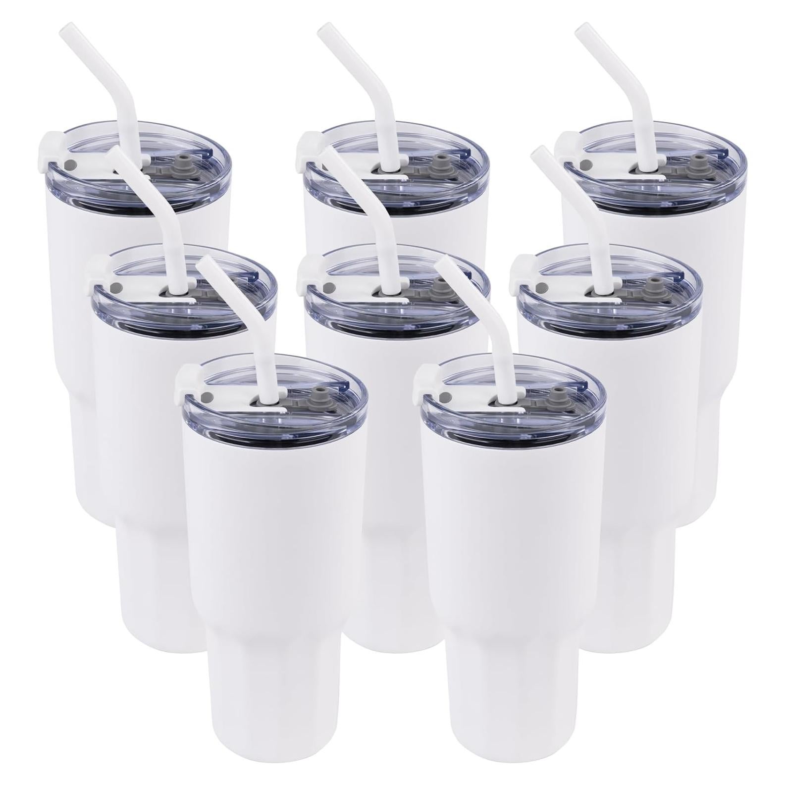 Vaso Térmico VEGOND 30oz Acero Inoxidable Aislado Blanco