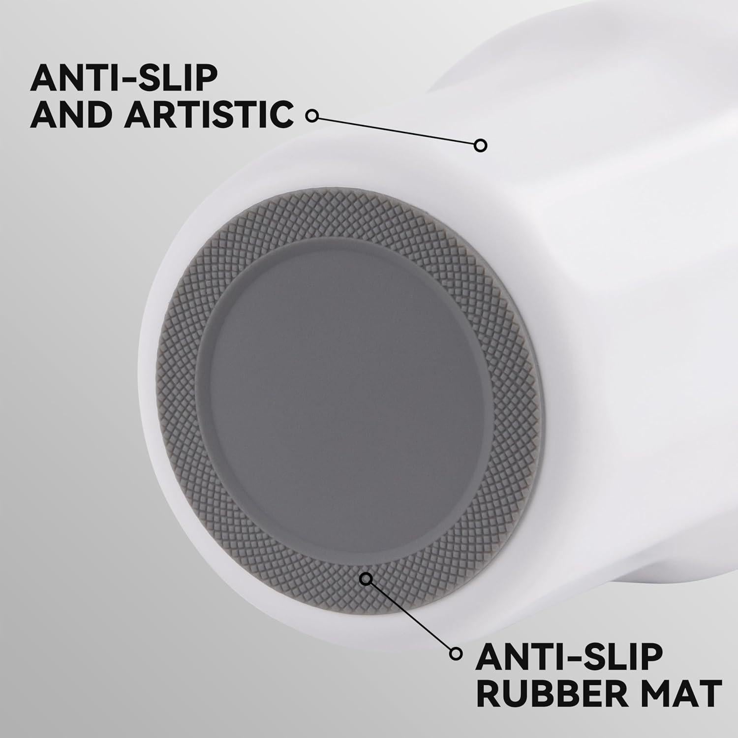 Vaso Térmico VEGOND 30oz Acero Inoxidable Aislado Blanco