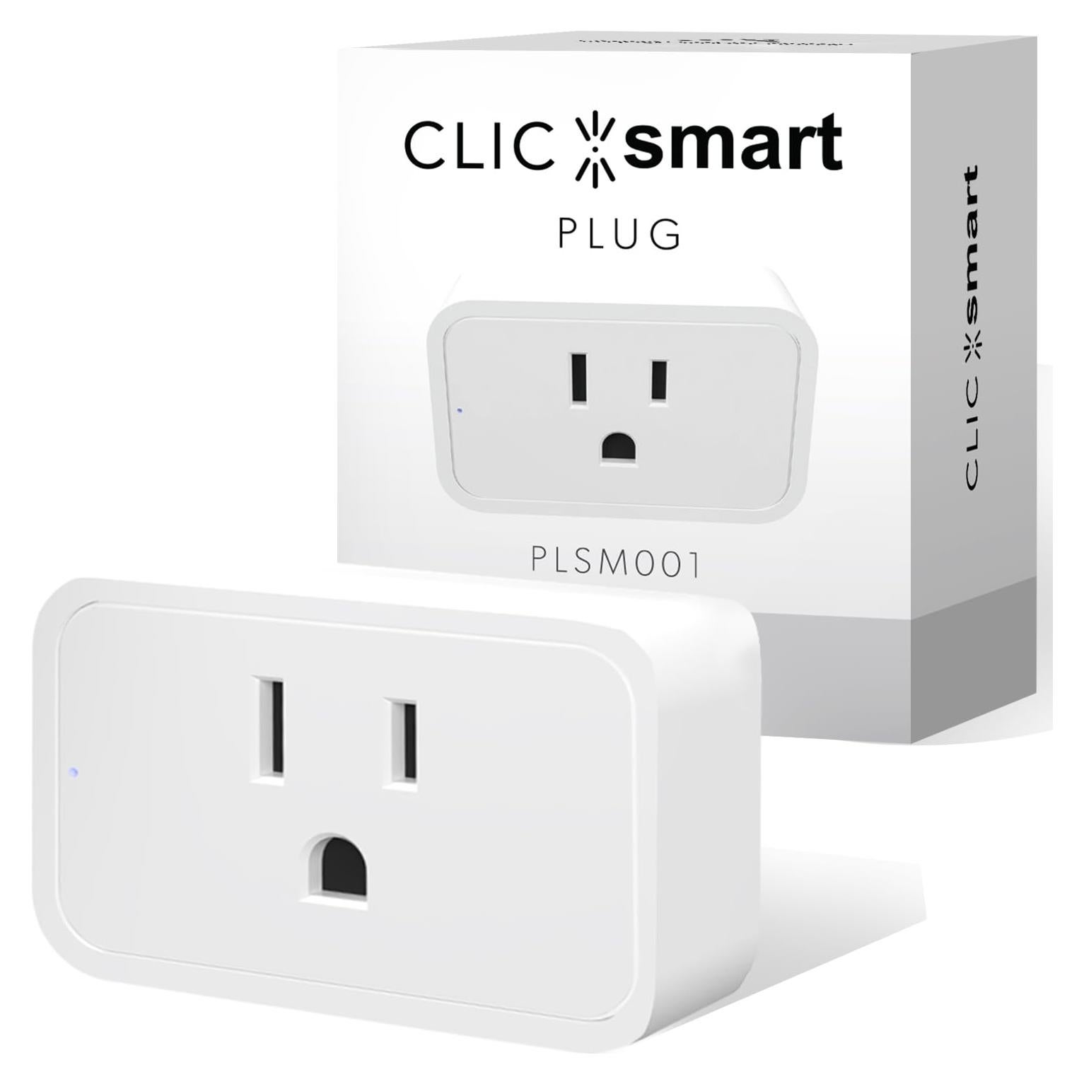 Enchufe Inteligente ClicSmart WiFi Blanco Compatible Alexa