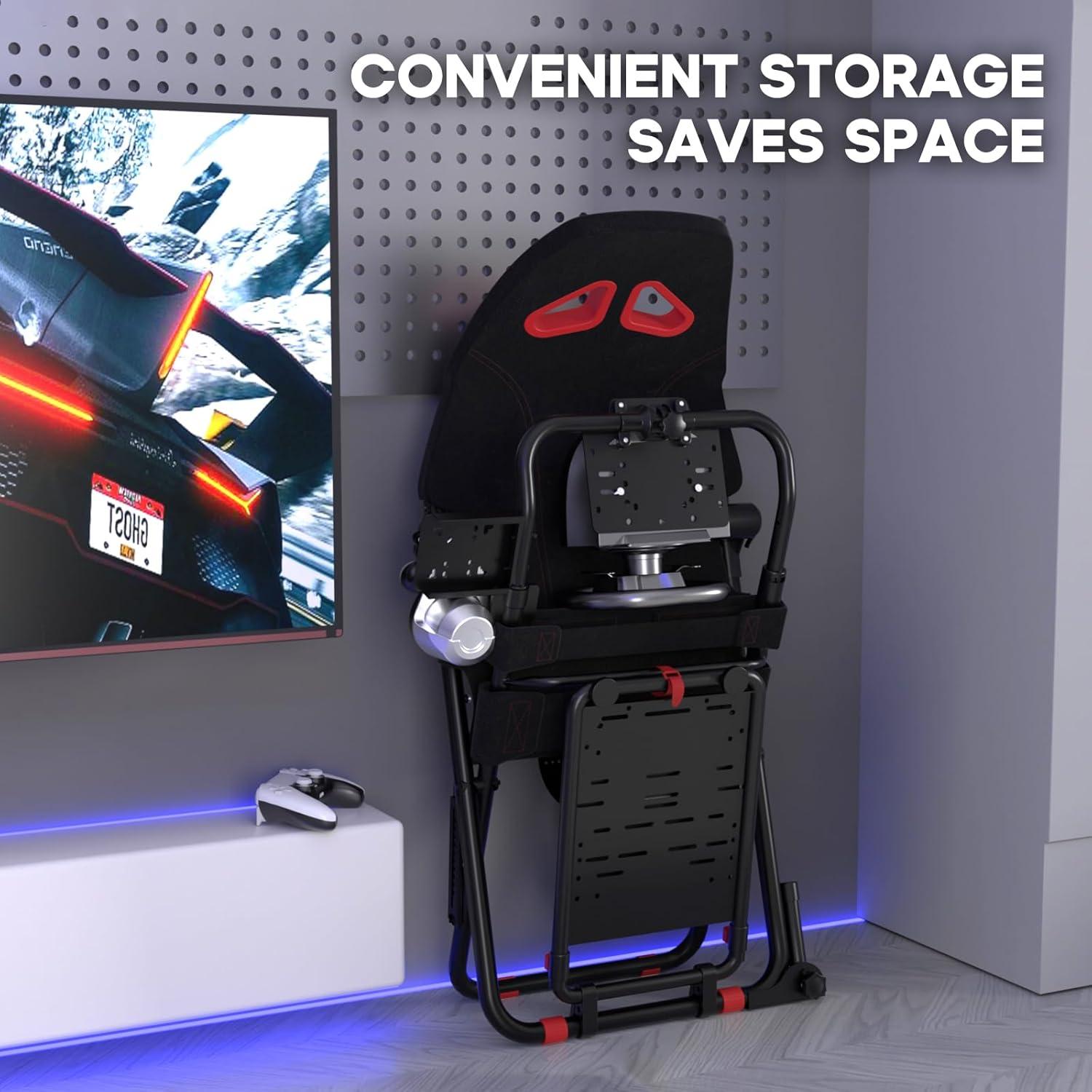 Cockpit Simulador de Carreras DIWANGUS Plegable para Volante