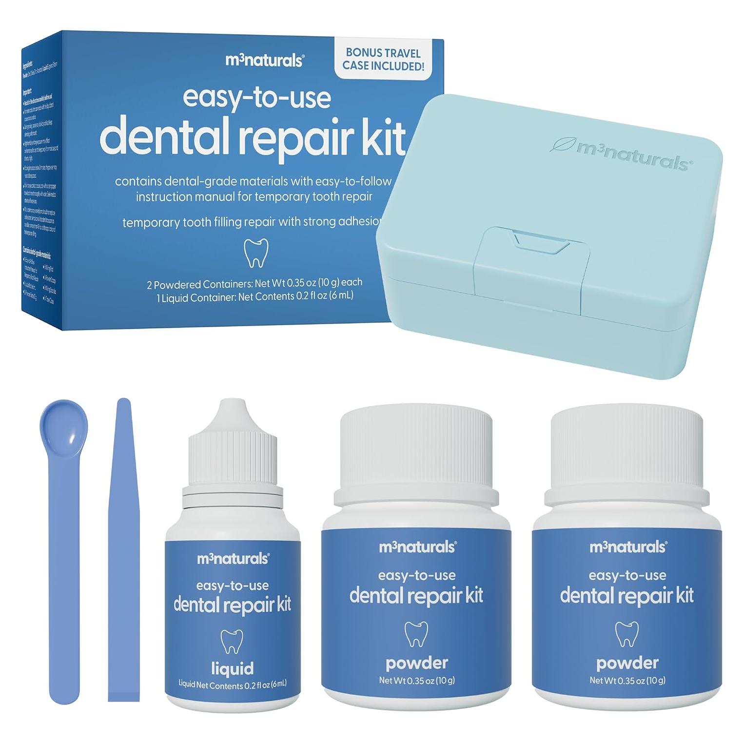 Kit de Reparación Dental M3 Naturals - Relleno Temporal para Dientes