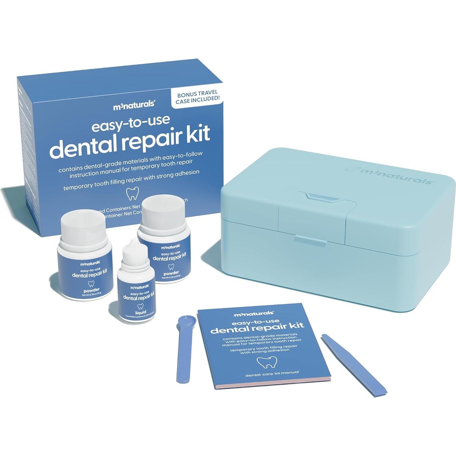 Kit de Reparación Dental M3 Naturals - Relleno Temporal para Dientes