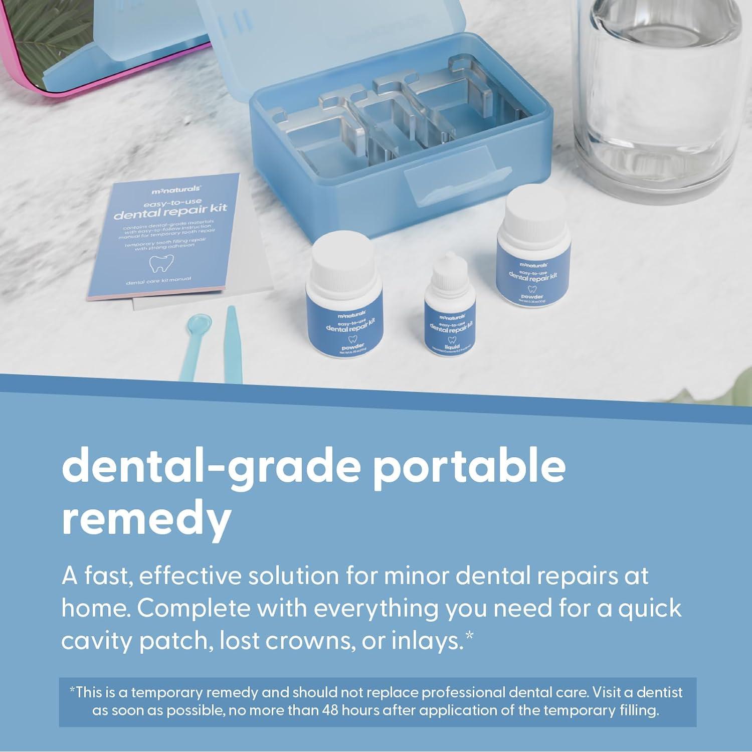 Kit de Reparación Dental M3 Naturals - Relleno Temporal para Dientes
