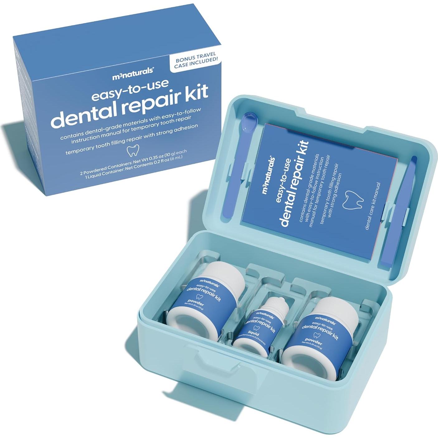 Kit de Reparación Dental M3 Naturals - Relleno Temporal para Dientes