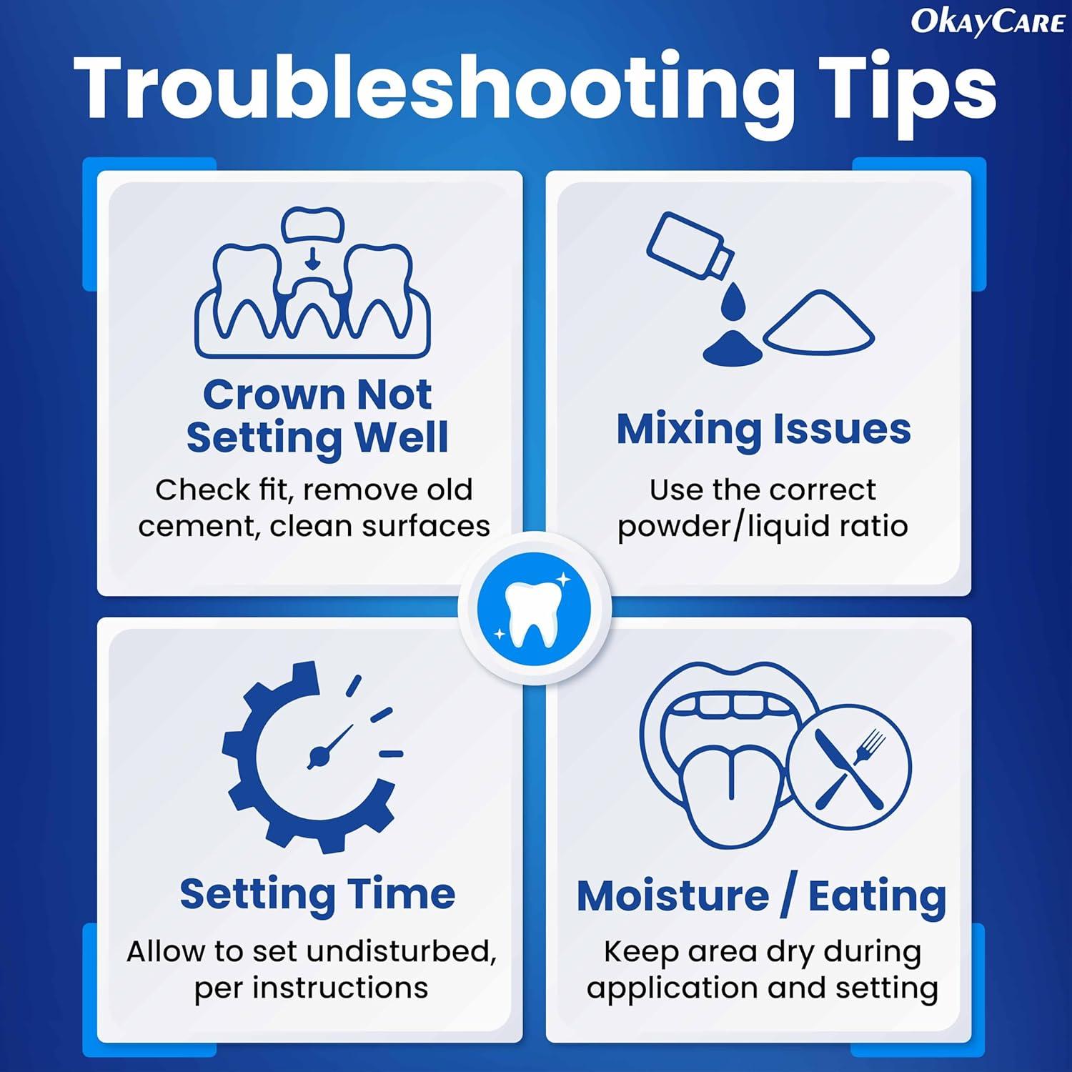 Cemento Dental de Óxido de Zinc Eugenol - Kit Reparación 15ml