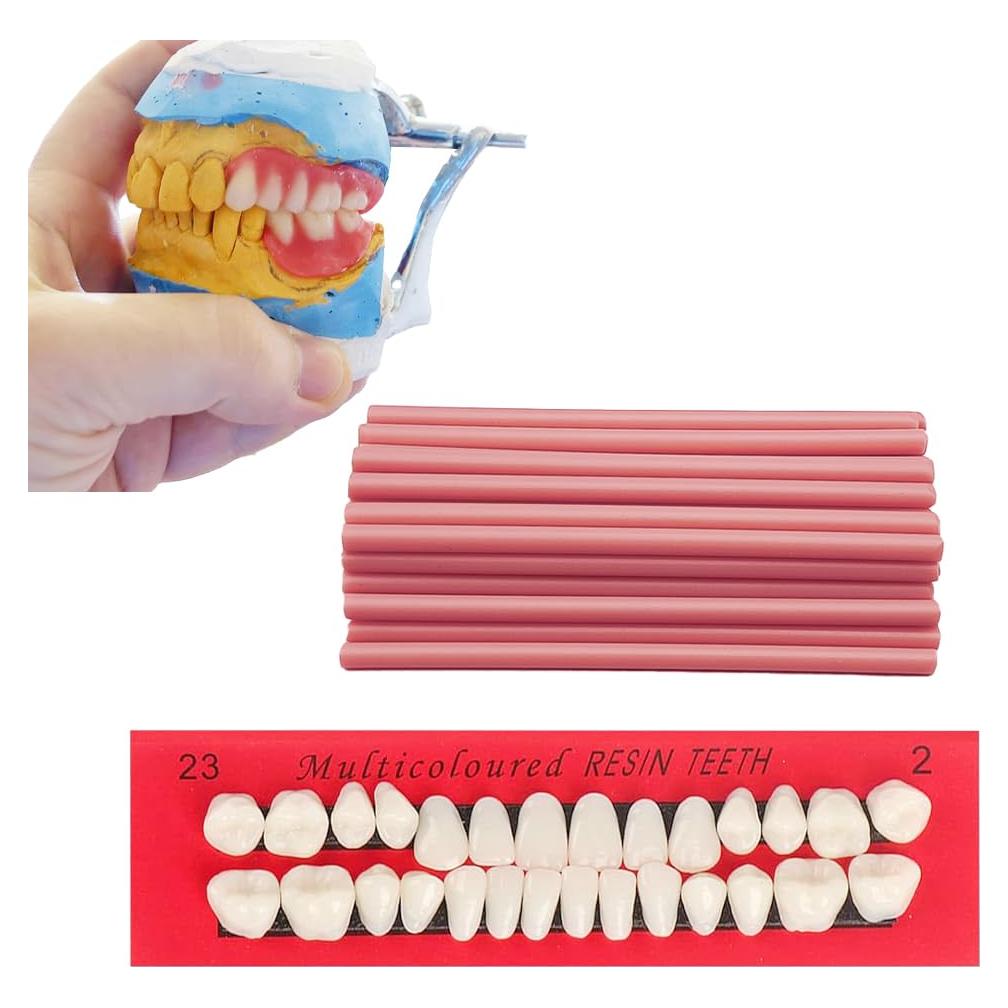 Kit de Dientes Falsos DIY Longkason - Dentadura Completa y Parcial