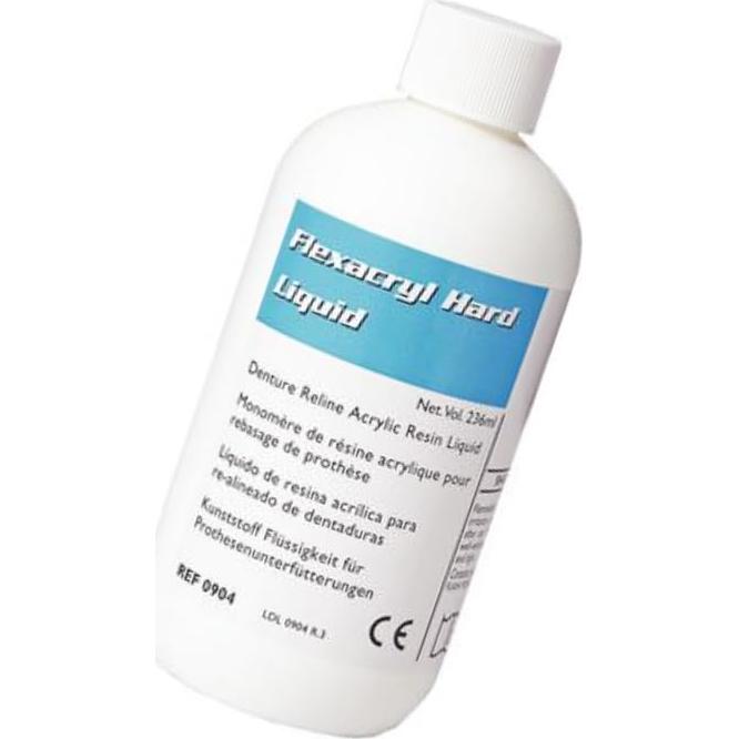 Resina Acrílica Flexacryl Dureza Lang Dental 236ml
