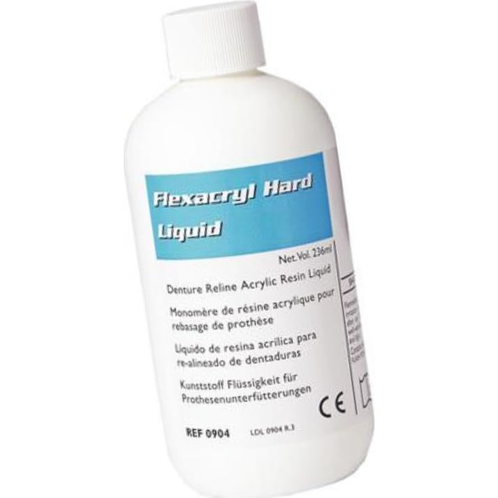 Resina Acrílica Flexacryl Dureza Lang Dental 236ml