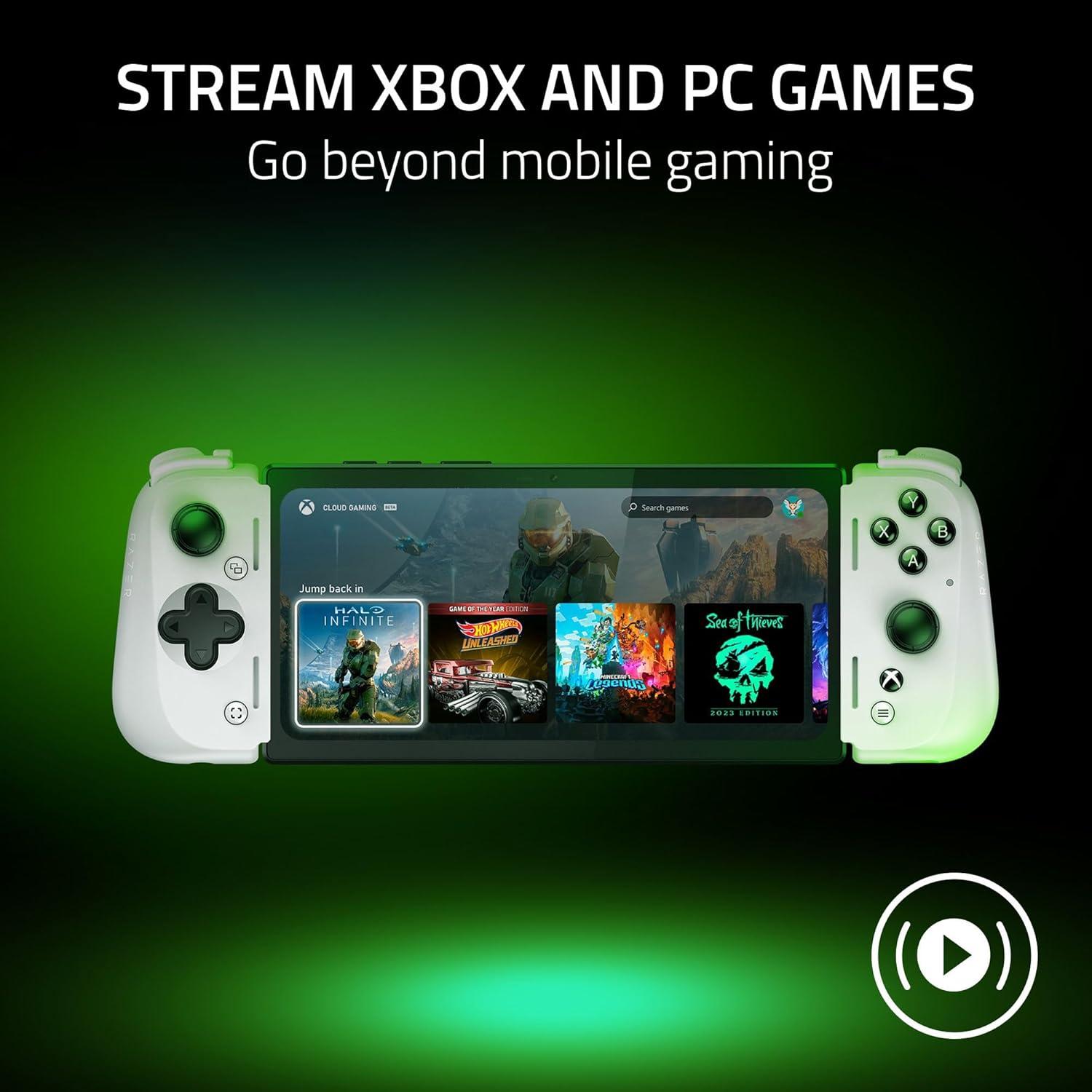 Controlador Móvil Razer Kishi V2 Pro Xbox para Android - Blanco