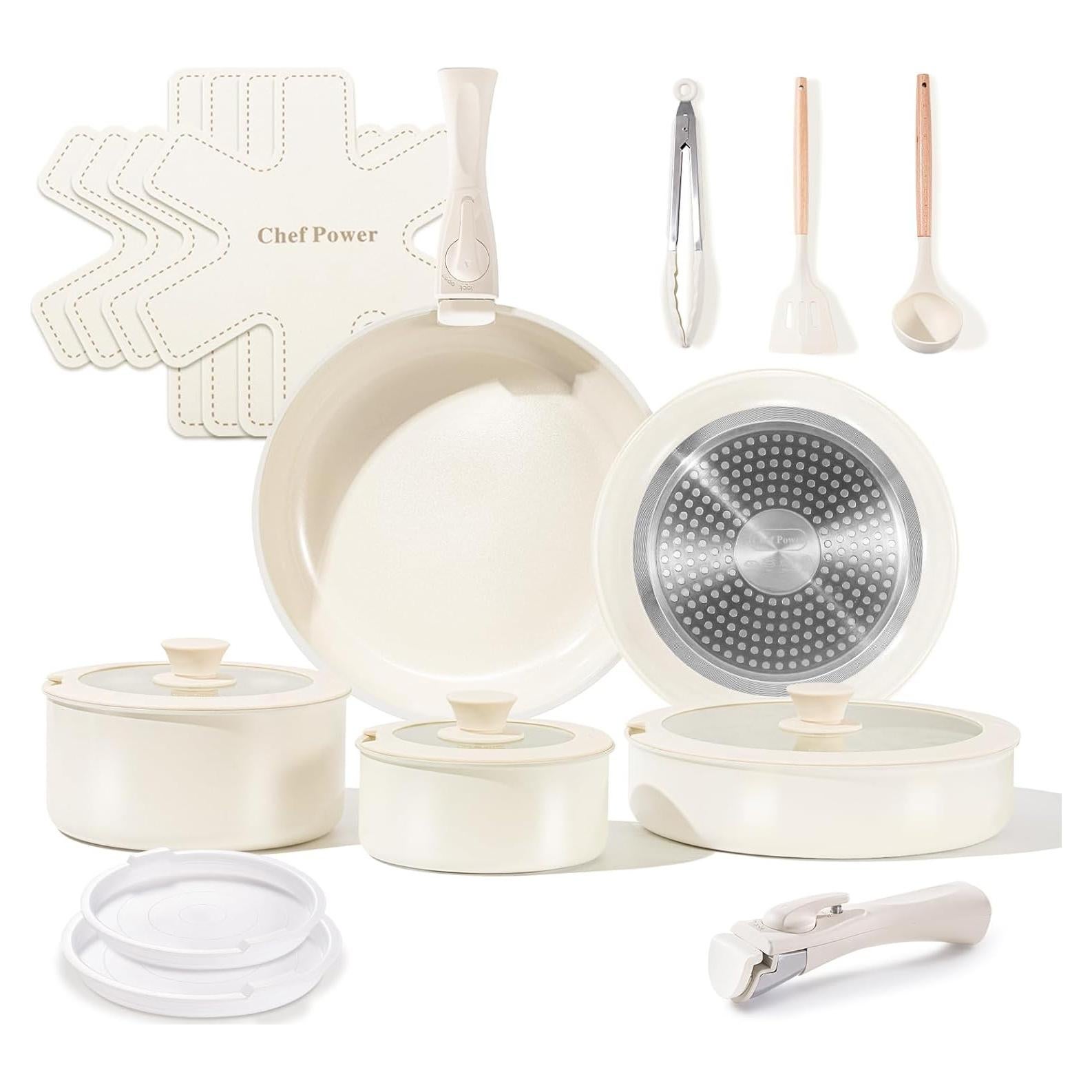 Juego de Utensilios de Cocina Chef Power 19 Piezas Cerámica