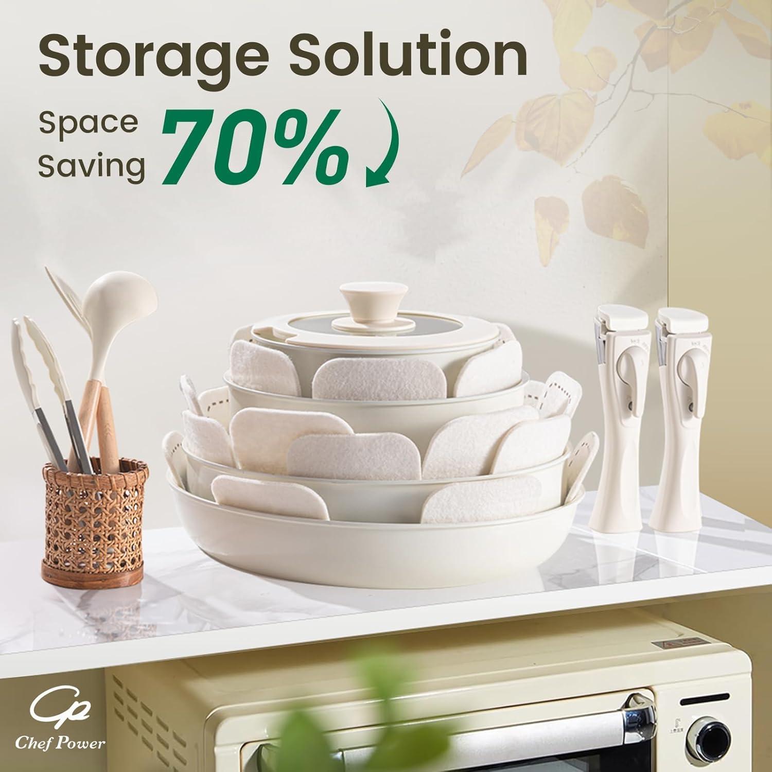 Juego de Utensilios de Cocina Chef Power 19 Piezas Cerámica