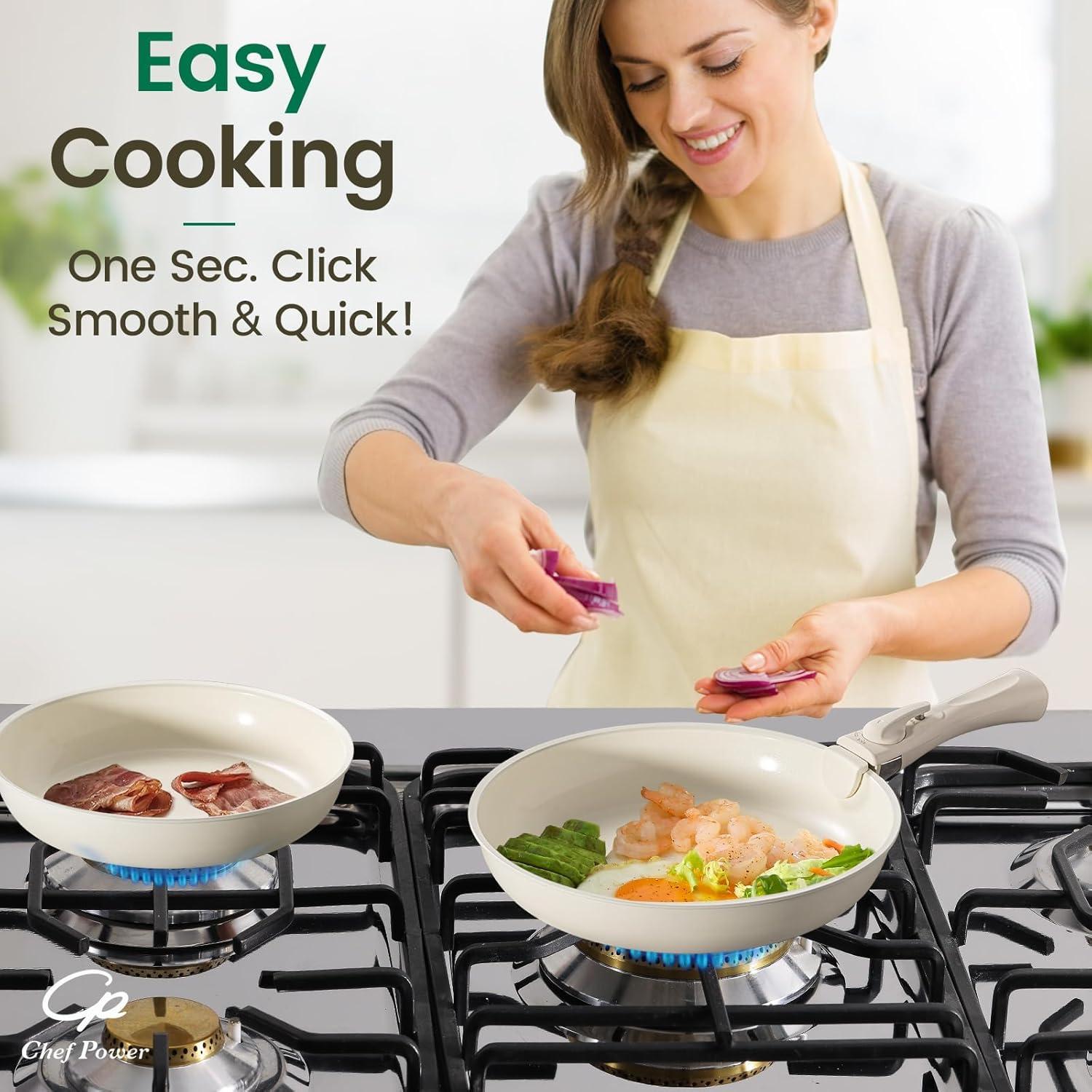 Juego de Utensilios de Cocina Chef Power 19 Piezas Cerámica