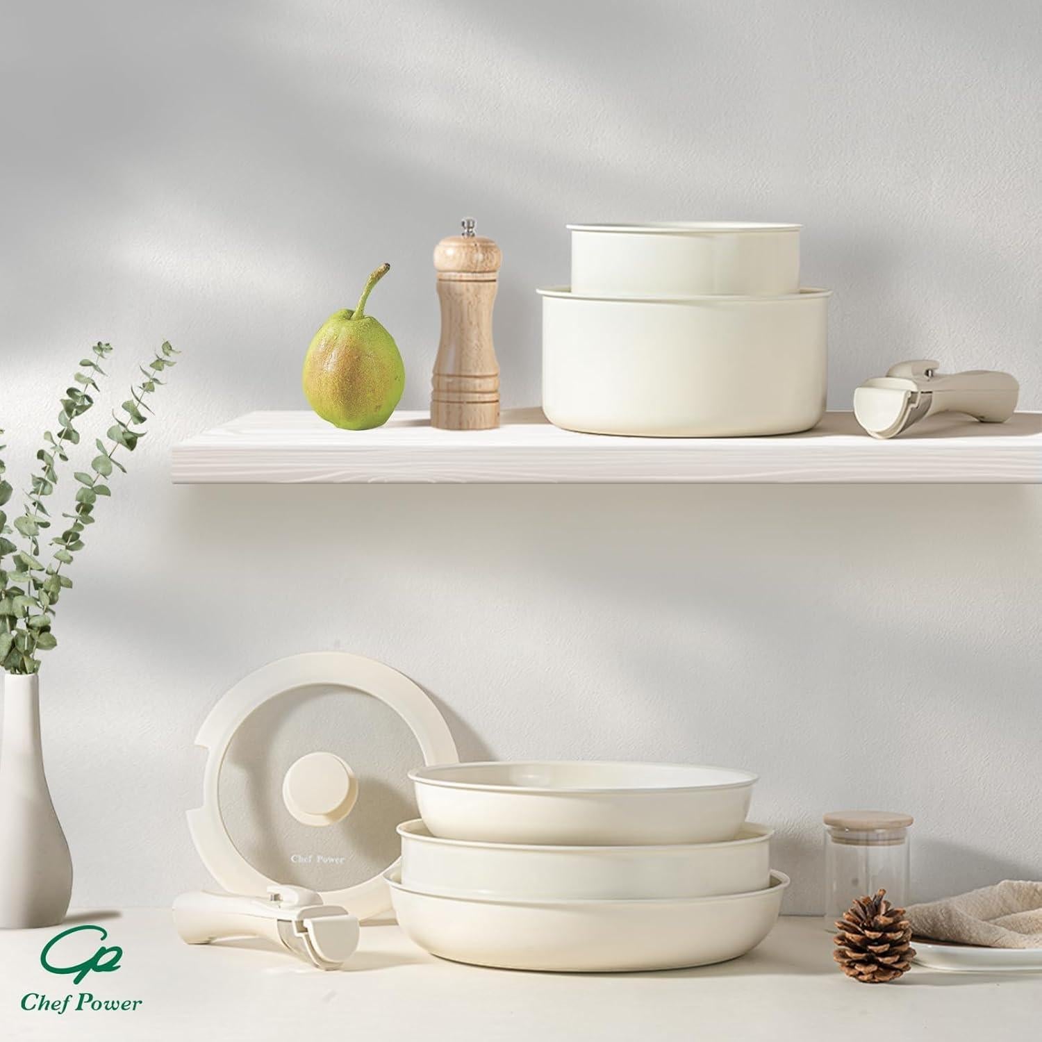 Juego de Utensilios de Cocina Chef Power 19 Piezas Cerámica