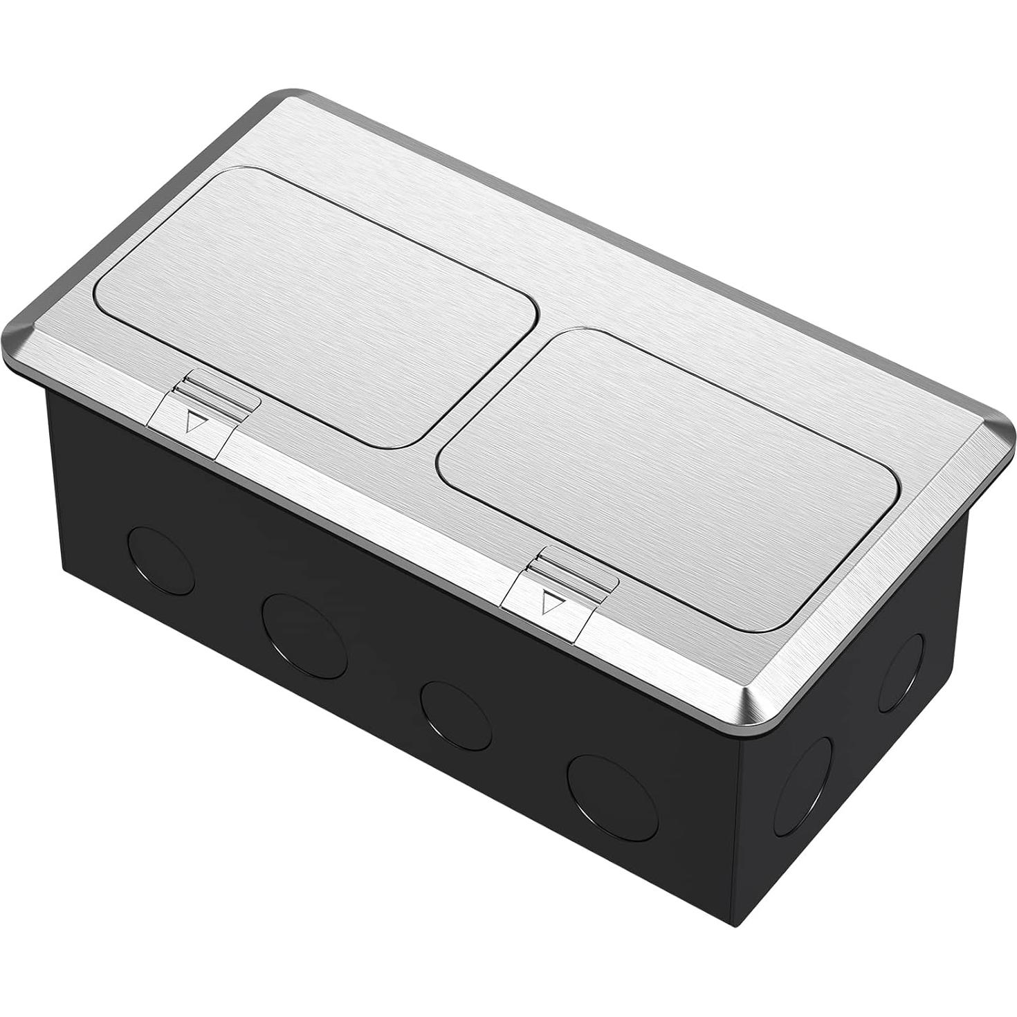 Caja de Salida Eléctrica de Piso KYHSHJ 20A con USB y RJ45
