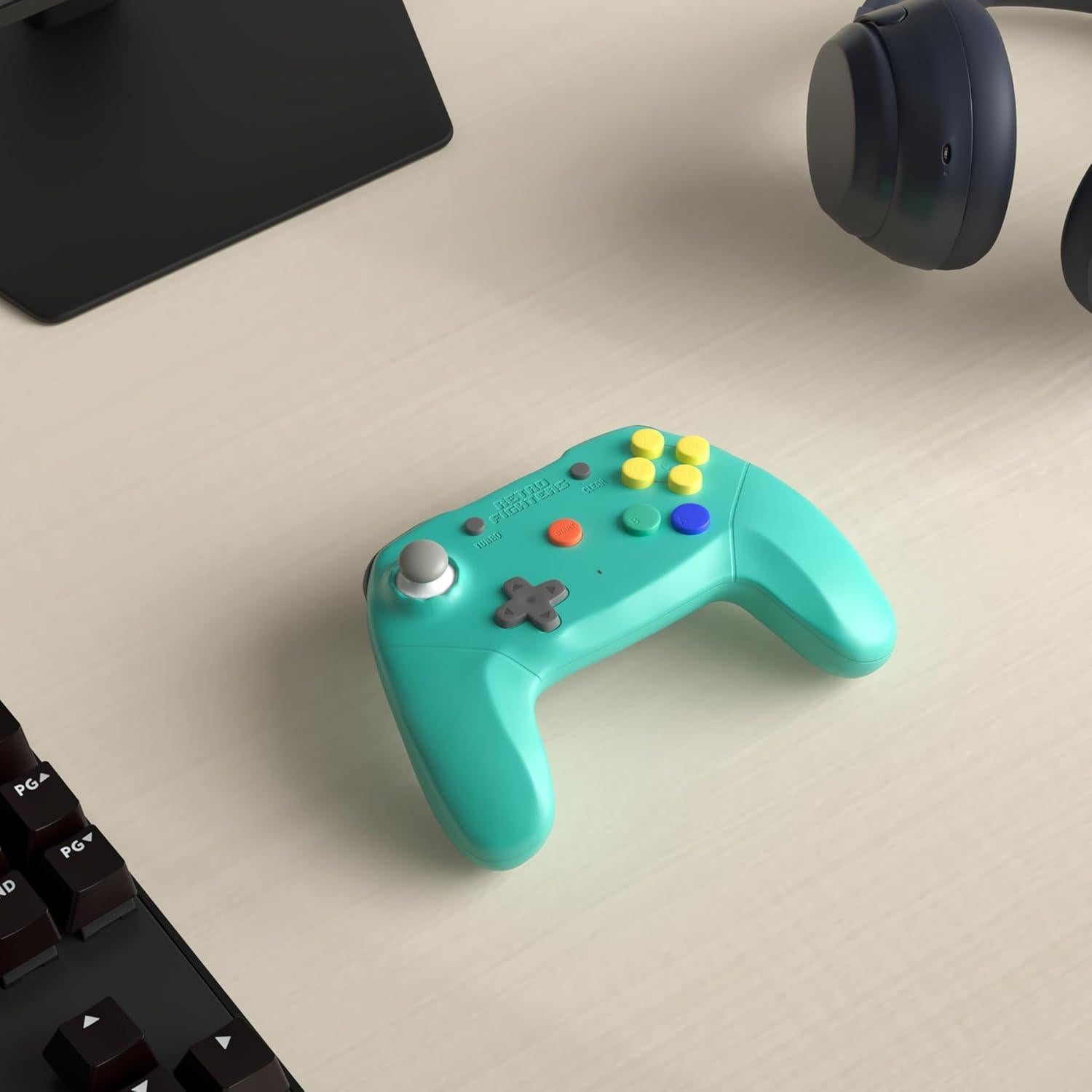 Controlador Inalámbrico Brawler64 Retro Fighters - Azul