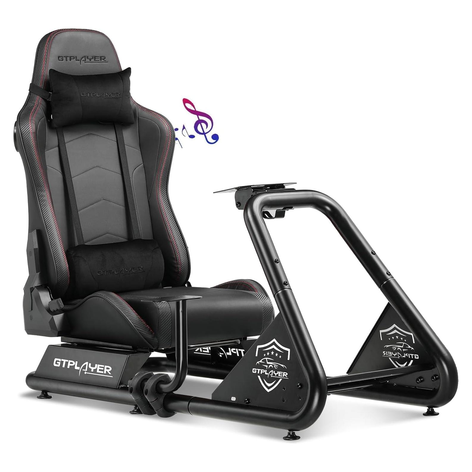 Cockpit Simulador de Carreras GTPLAYER GTS03 con Altavoces Bluetooth