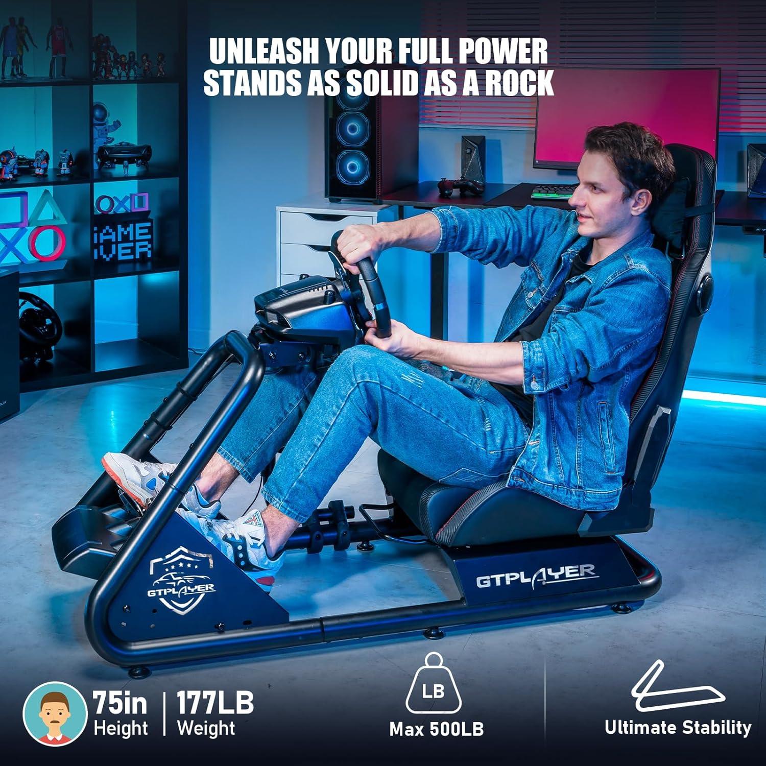 Cockpit Simulador de Carreras GTPLAYER GTS03 con Altavoces Bluetooth