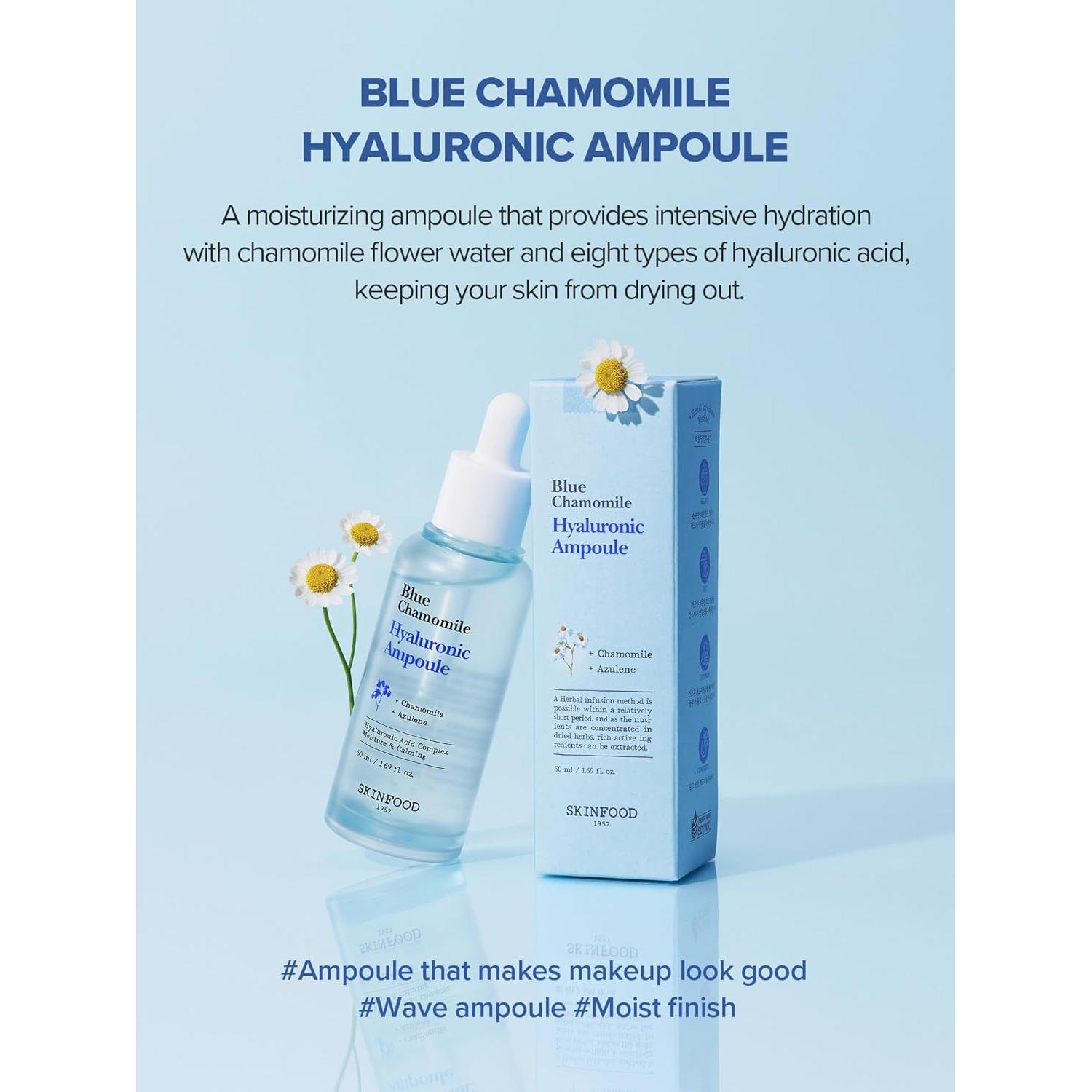 Ampoule Hidratante SKINFOOD Manzanilla Azul 50ml