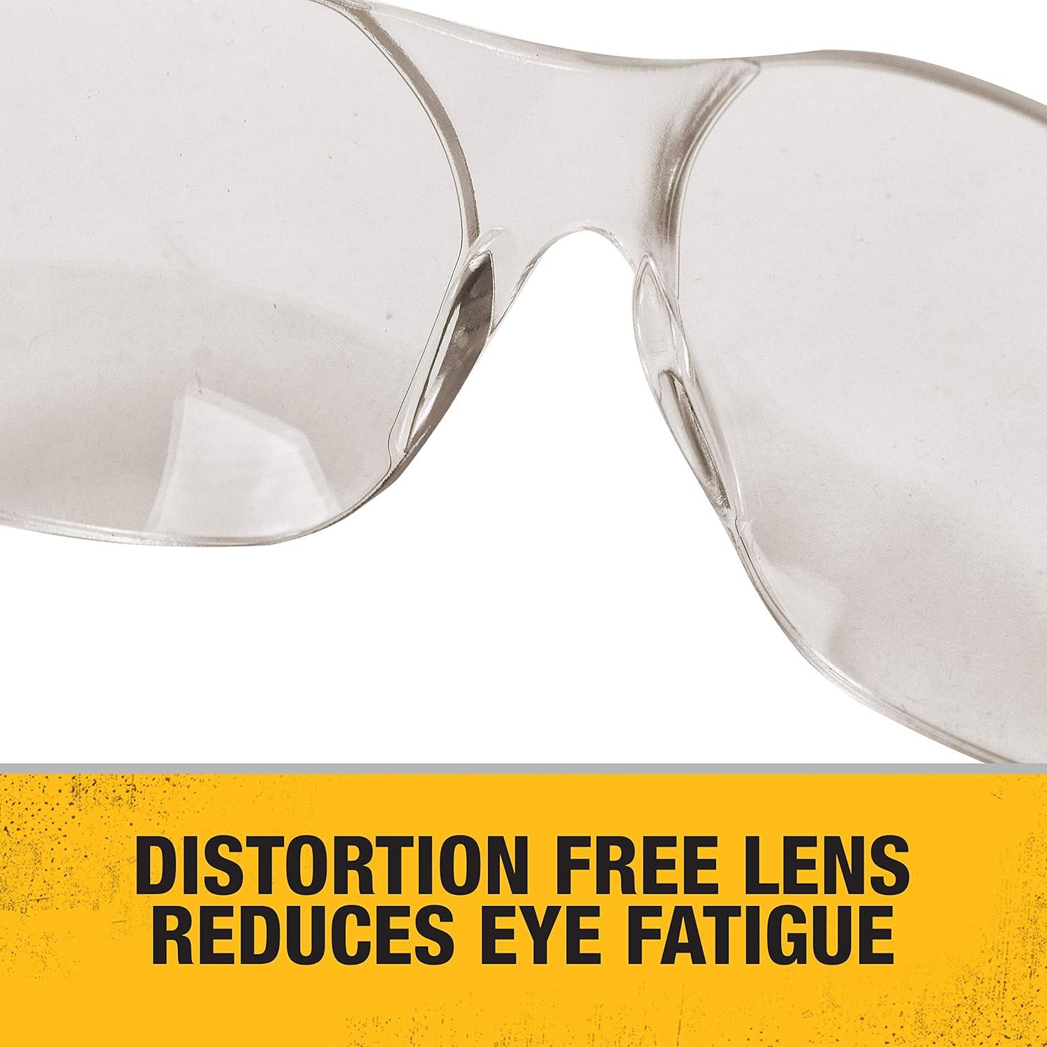 Gafas de Seguridad DEWALT DPG54-9C Ligeras UV 99.9% (Paquete de 2)