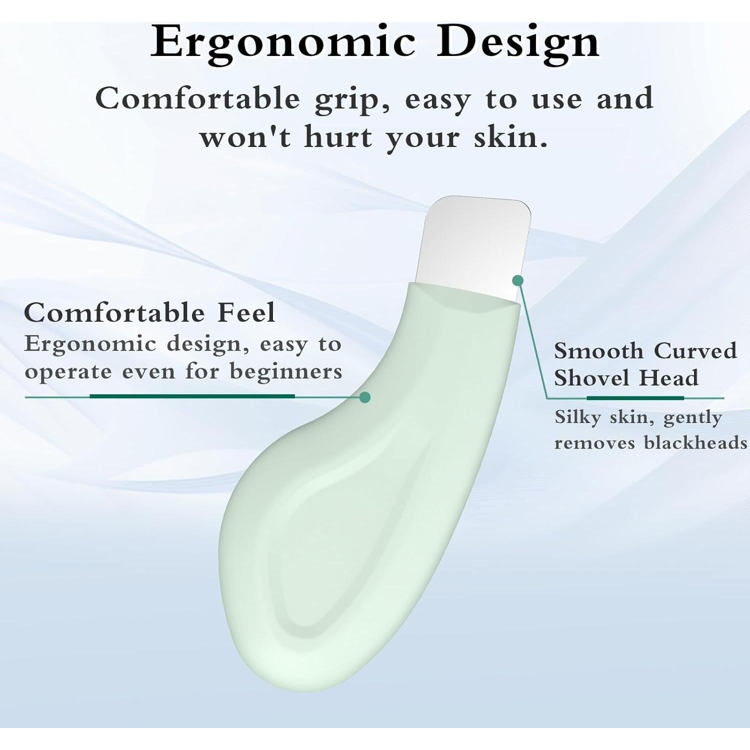 Raspador de Puntos Negros Sookga Silicona Verde 12cm