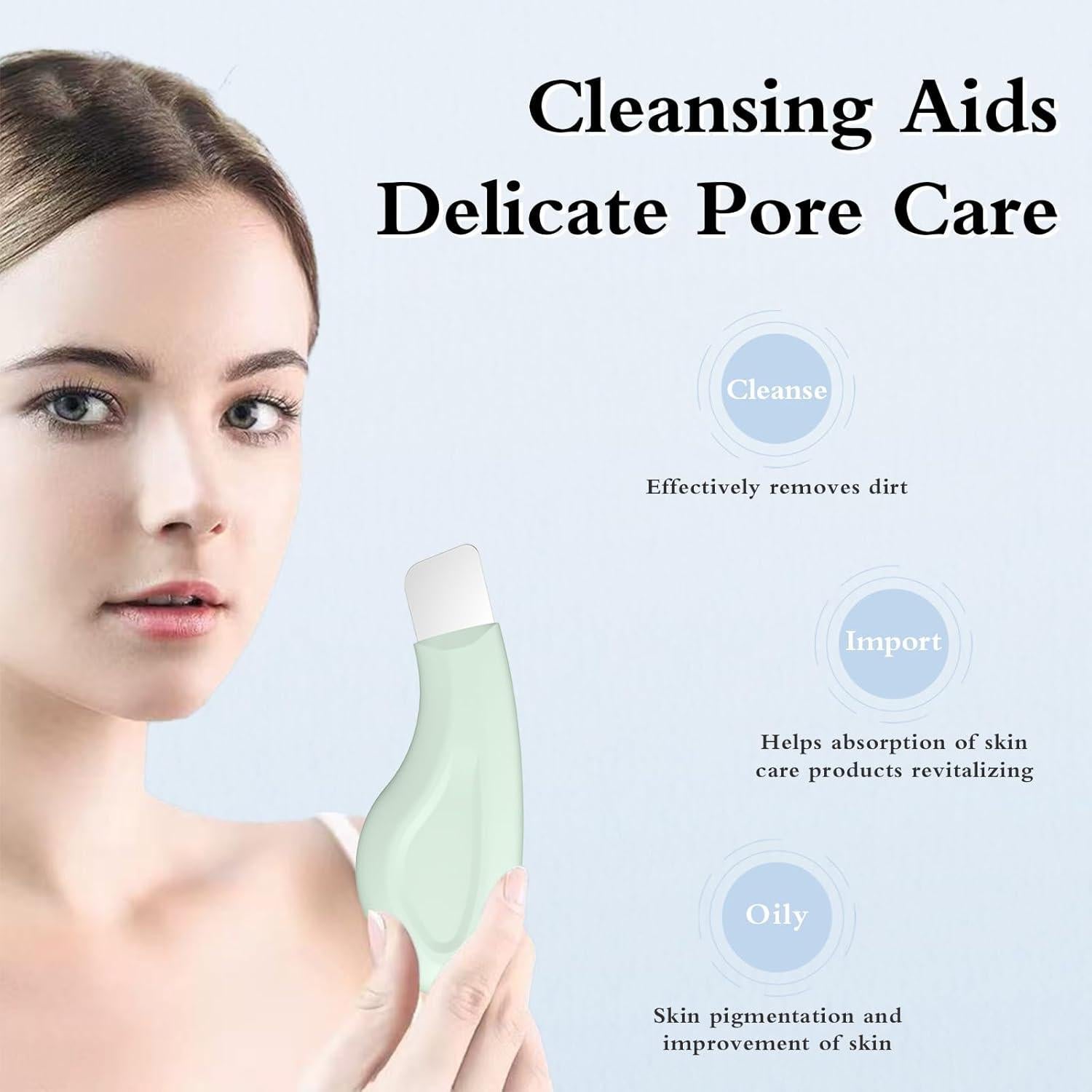 Raspador de Puntos Negros Sookga Silicona Verde 12cm