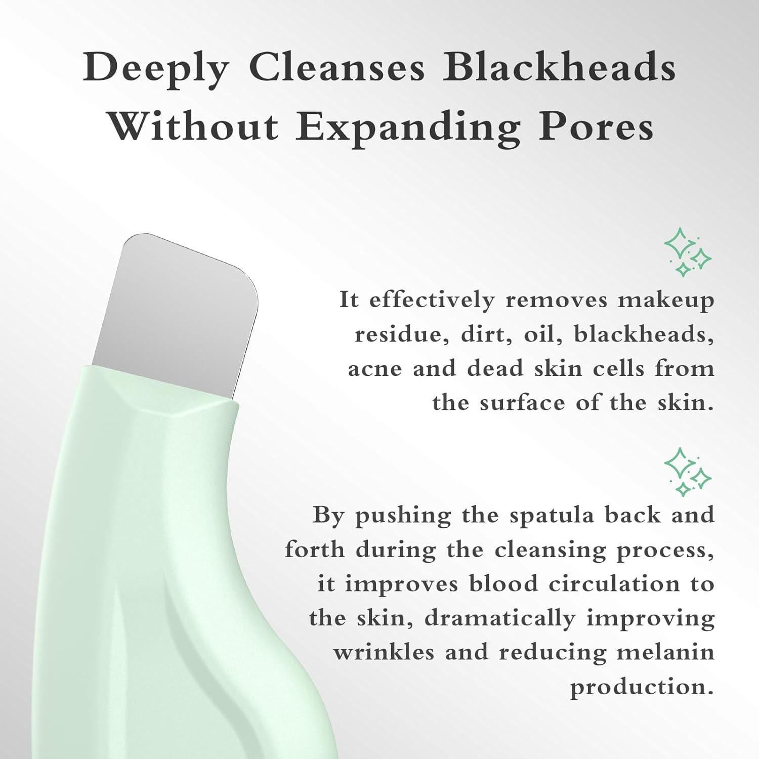 Raspador de Puntos Negros Sookga Silicona Verde 12cm