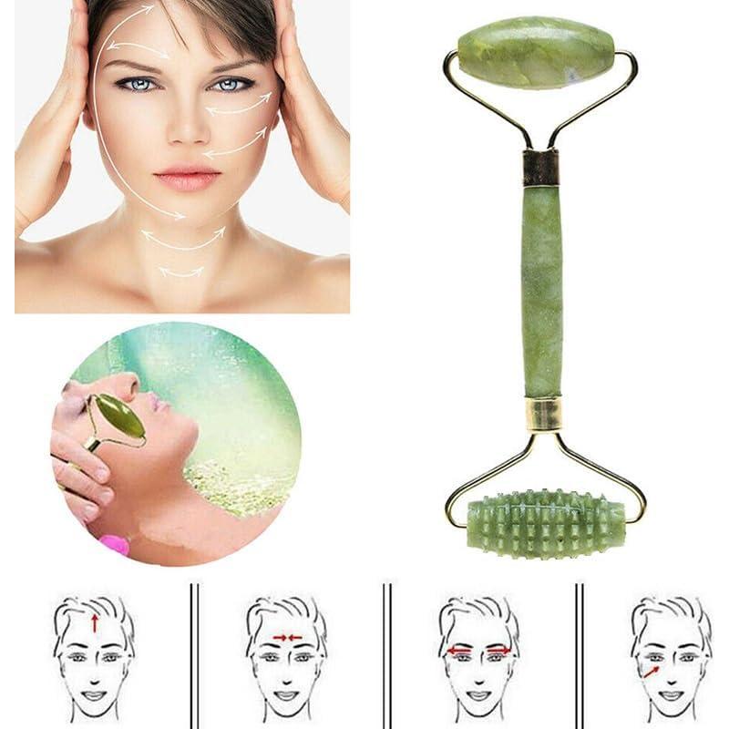Juego de Rodillo de Jade y Gua Sha RiguiUS - Cuidado Facial