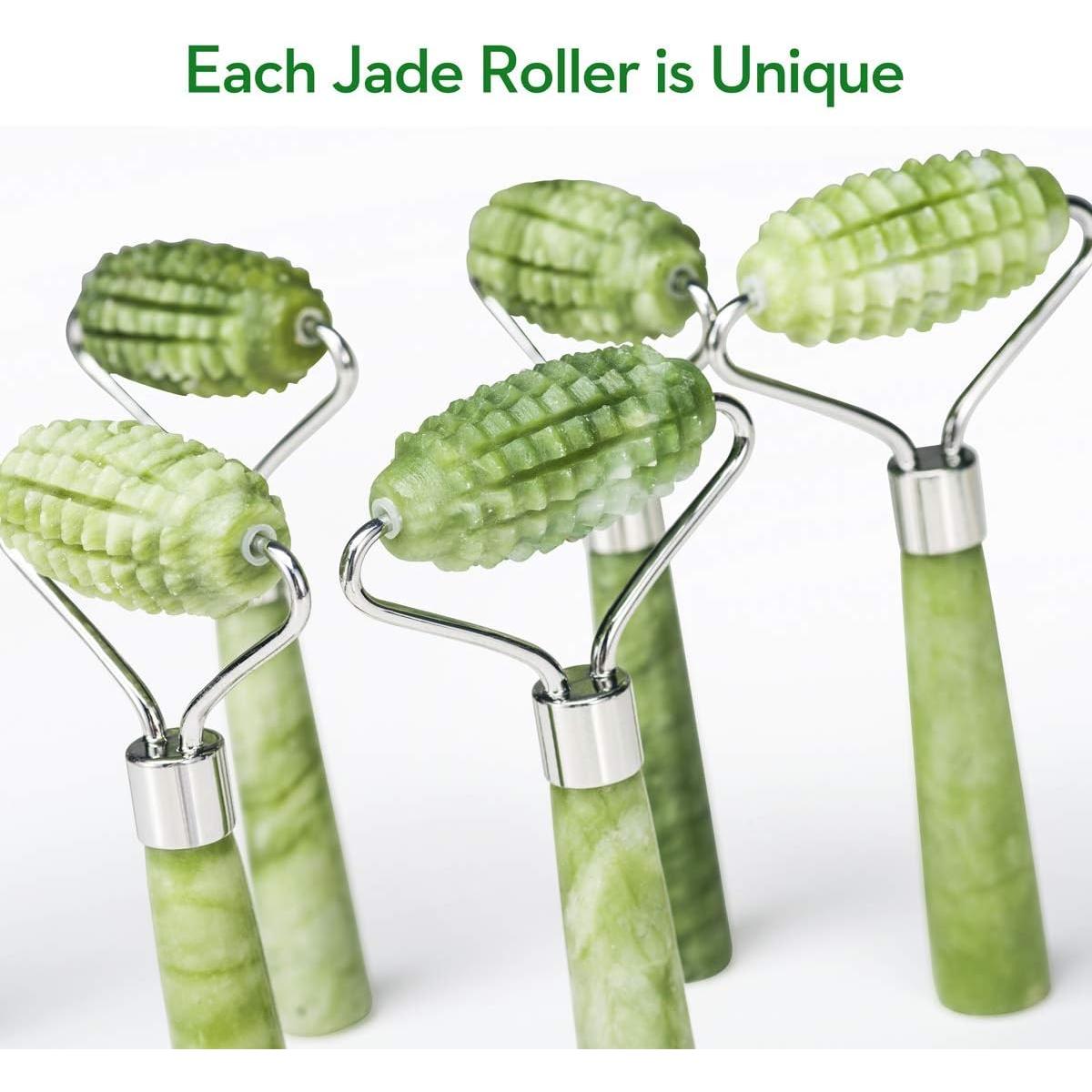 Rodillo de Jade Kimkoo 3 en 1 Masaje Facial Antienvejecimiento