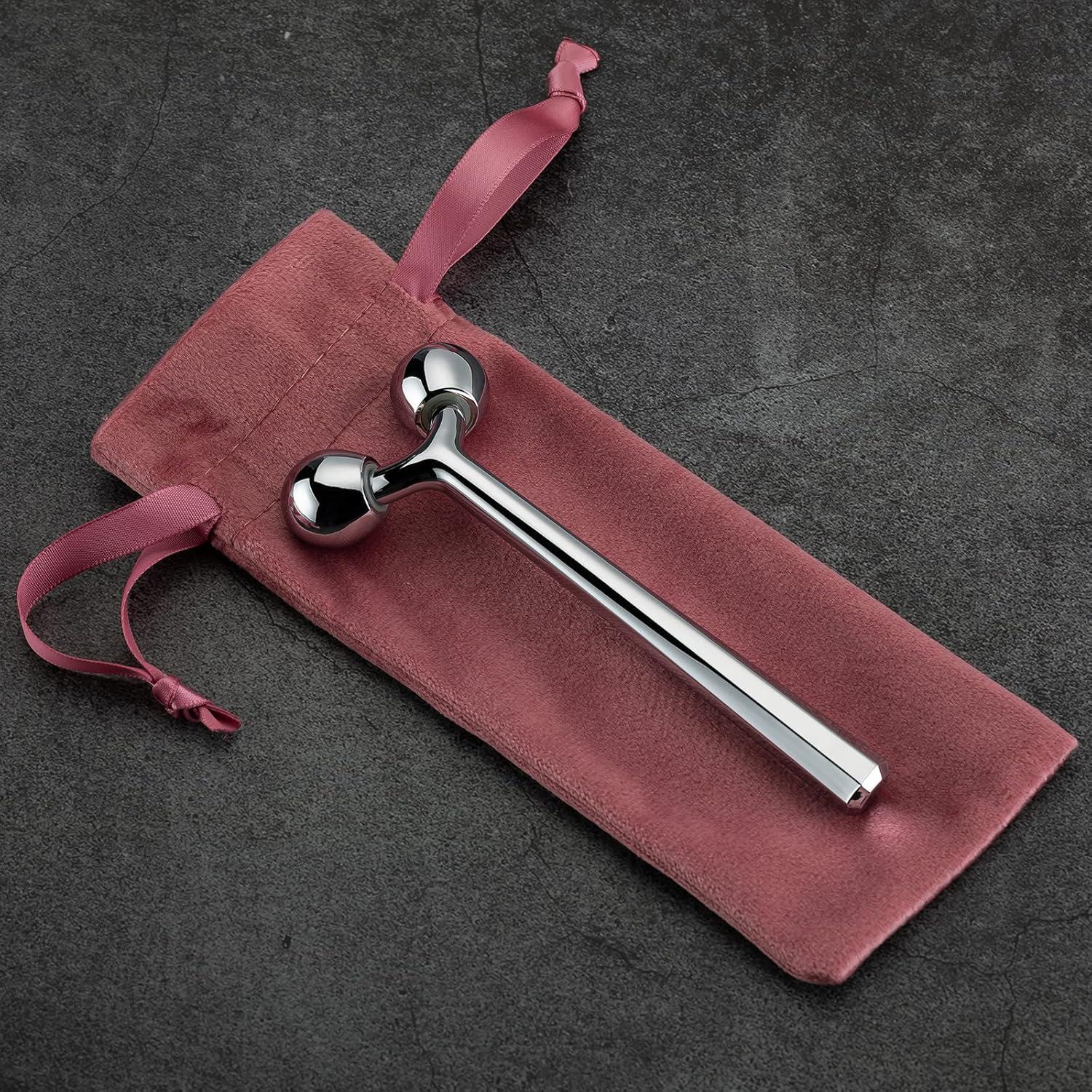 Rodillo Facial Tekson 3D Antienvejecimiento Zinc 17.78cm